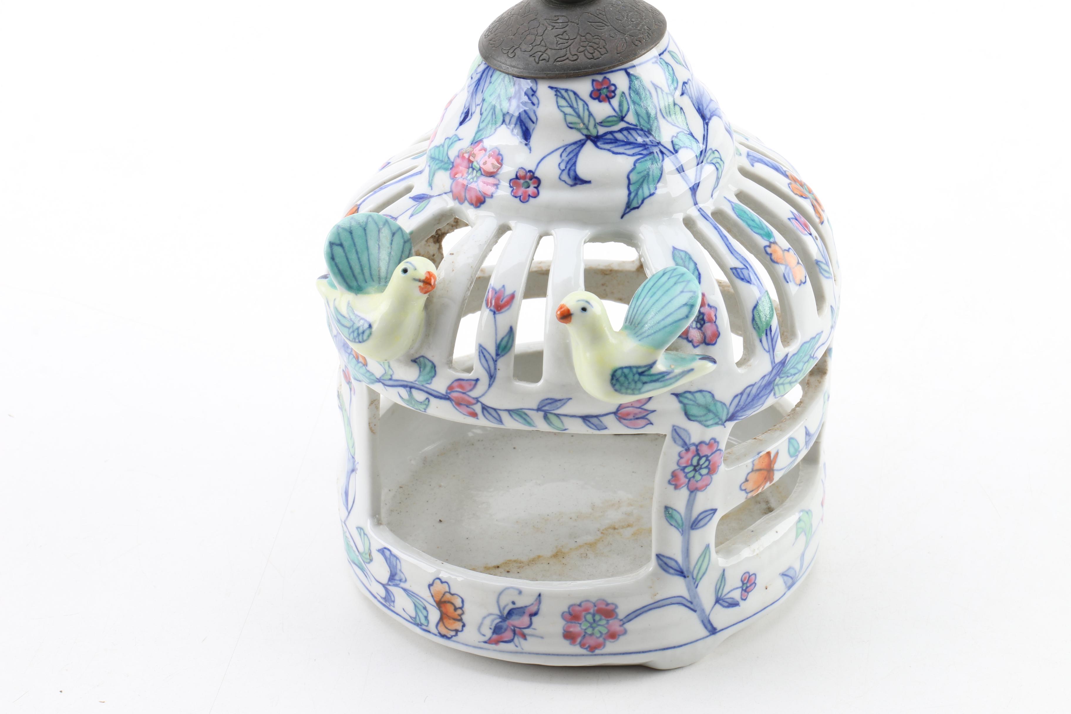 Hanging Ceramic Candleholder