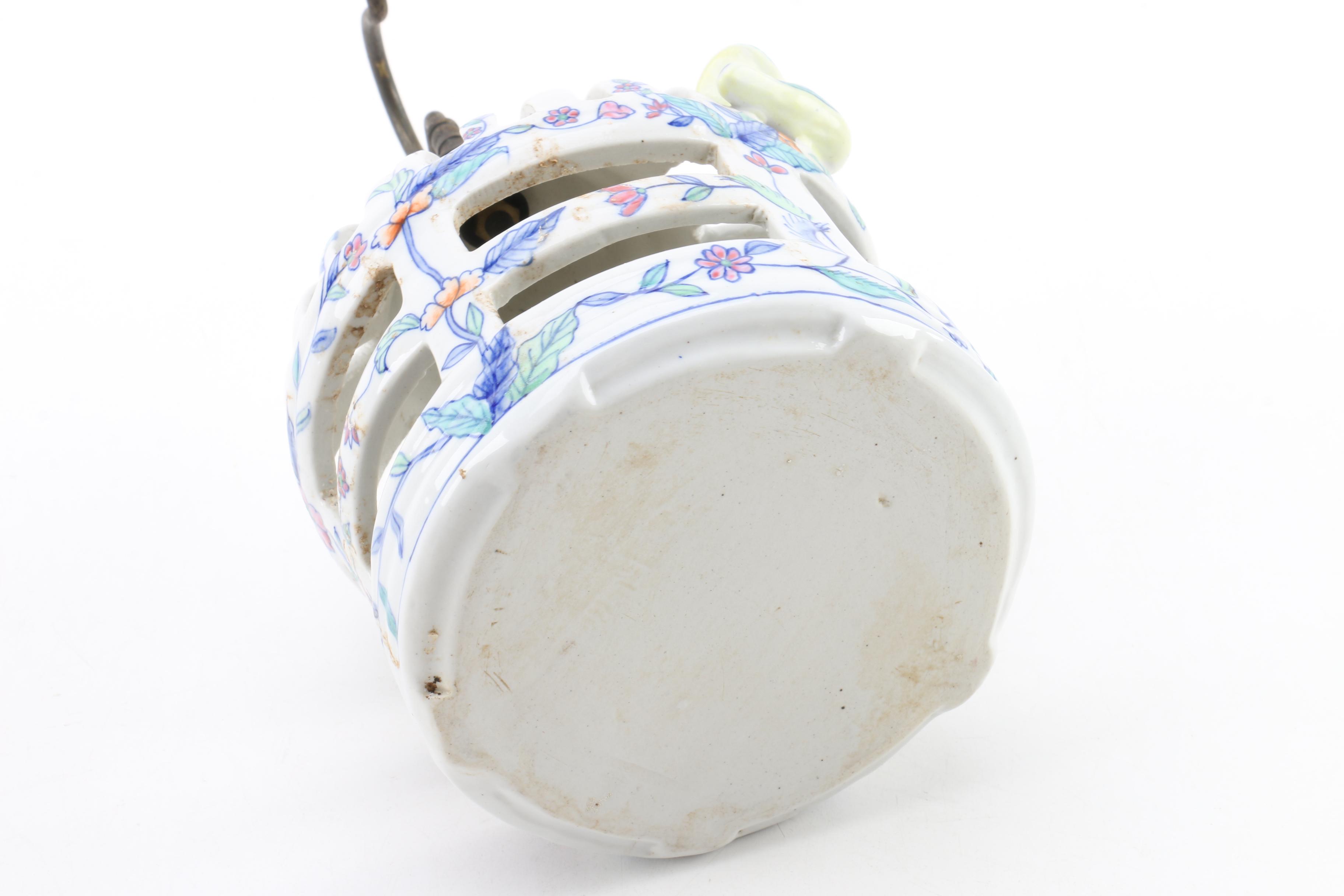 Hanging Ceramic Candleholder