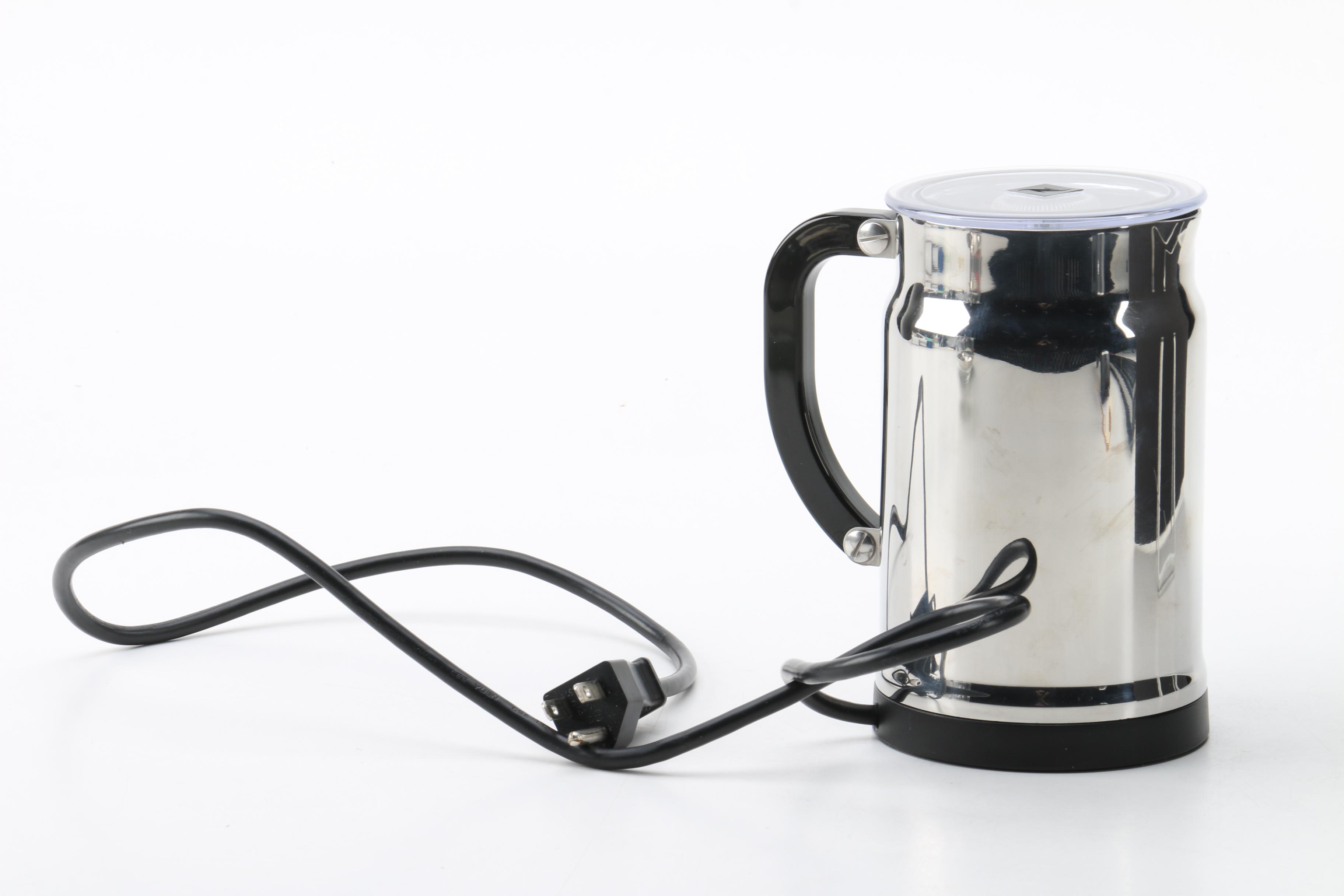 Nespresso Electric Milk Frother and Glass French Press Coffee Maker