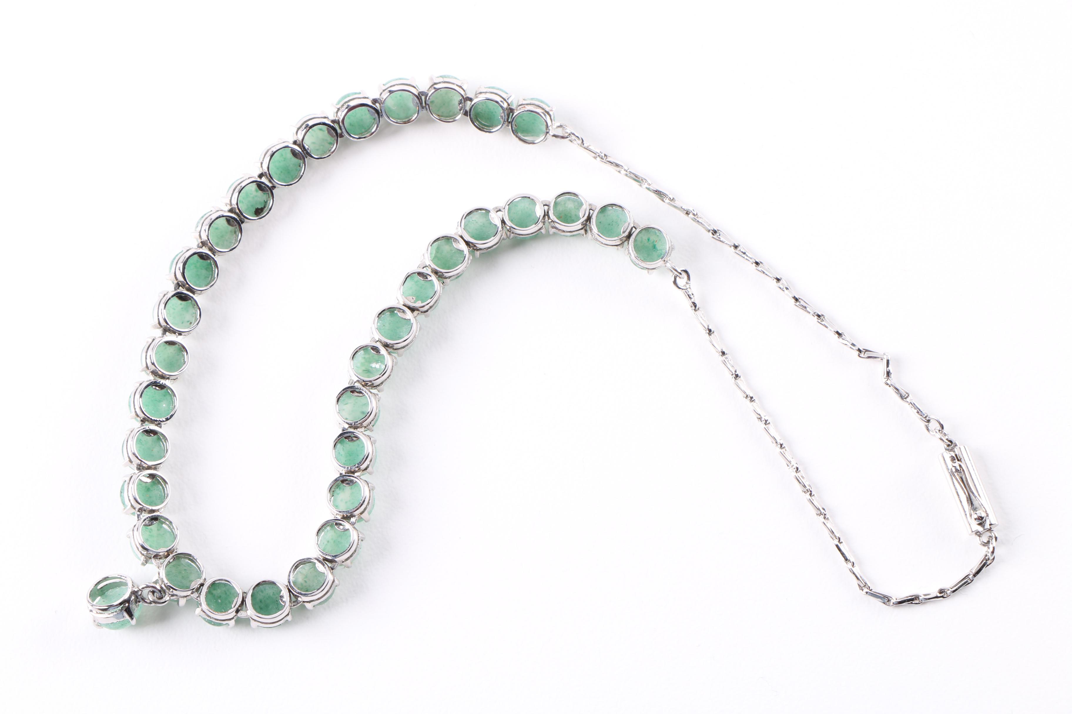 Sterling Silver and Gold-Tone Aventurine and Glass Jewelry Selection