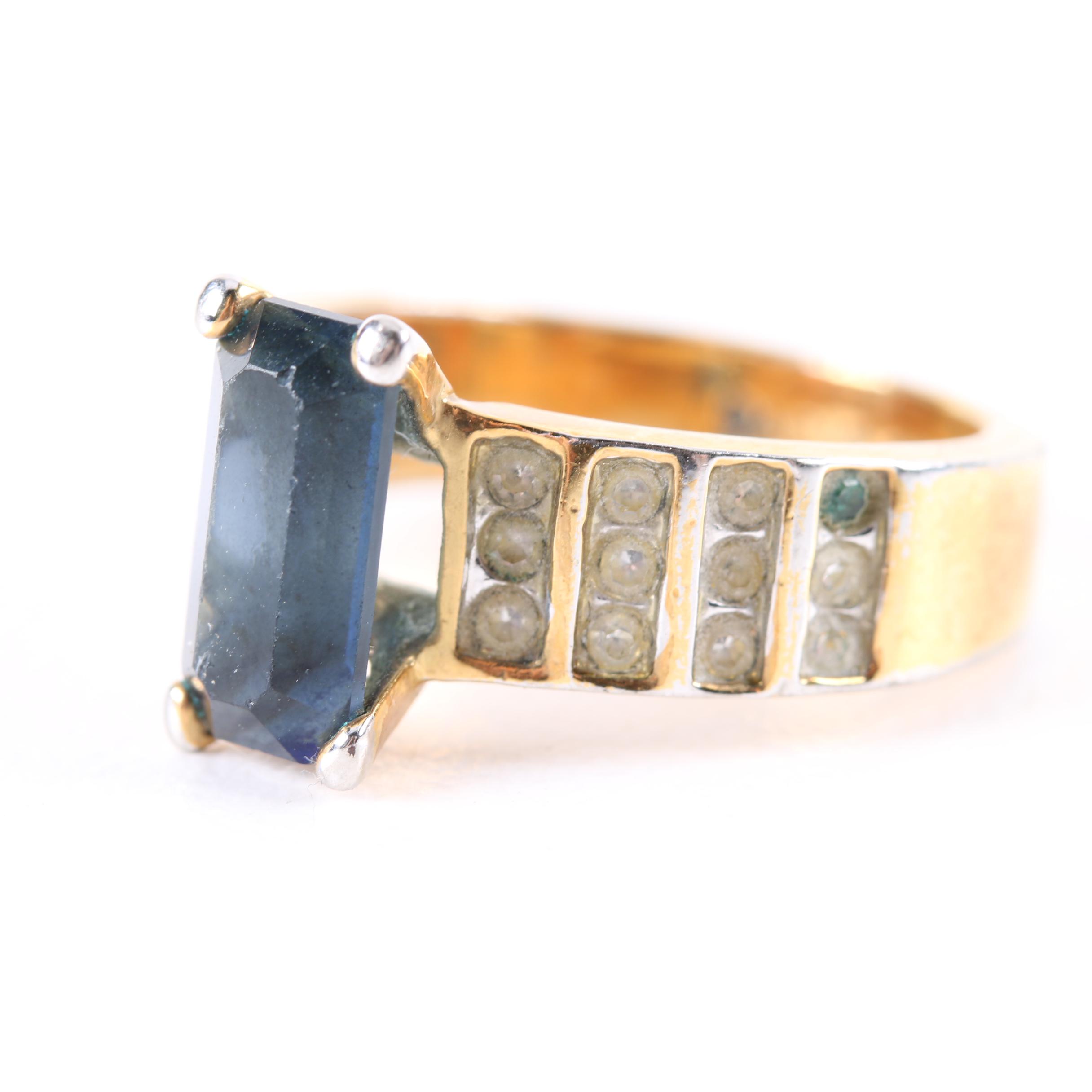 Sterling Silver and Gold-Tone Aventurine and Glass Jewelry Selection