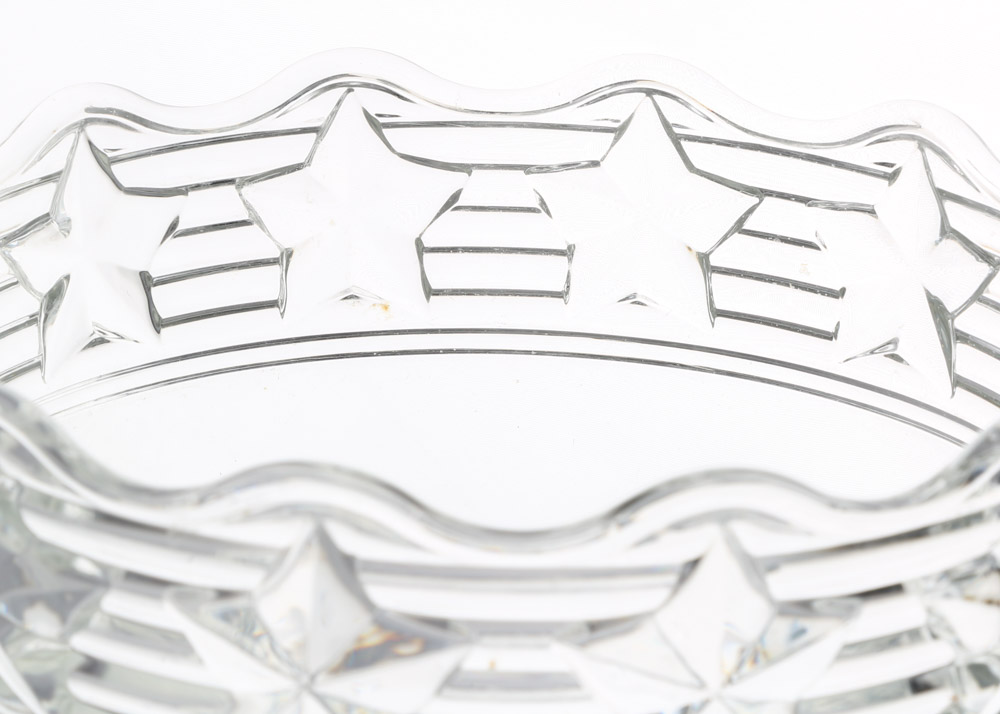 Tiffany & Co. "Stars" Crystal Bowl