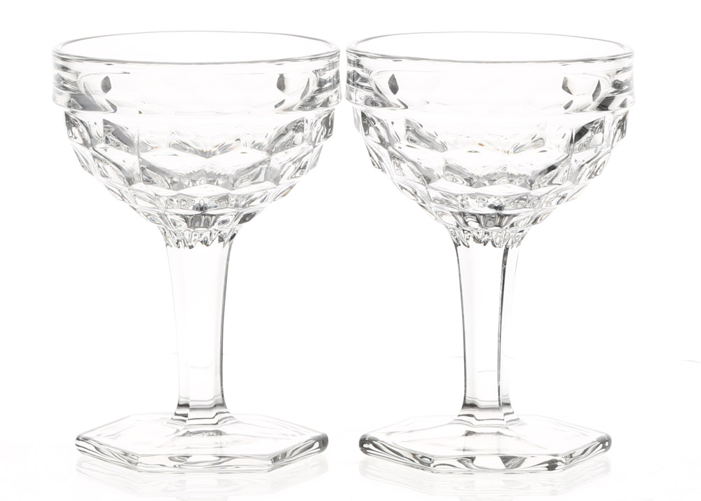 Fostoria "American" Champagne Coupes