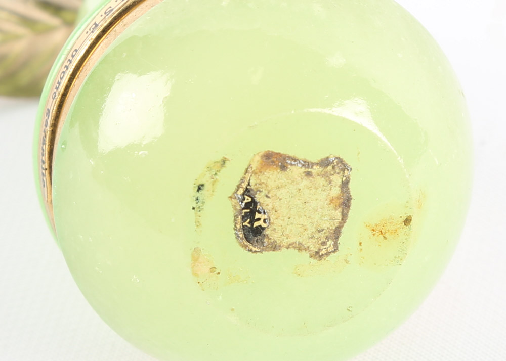 Vintage Alabaster Vanity Boxes