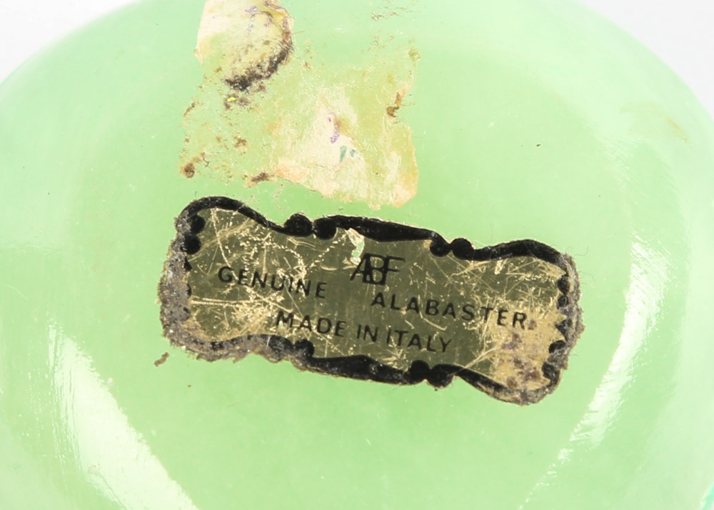 Vintage Alabaster Vanity Boxes