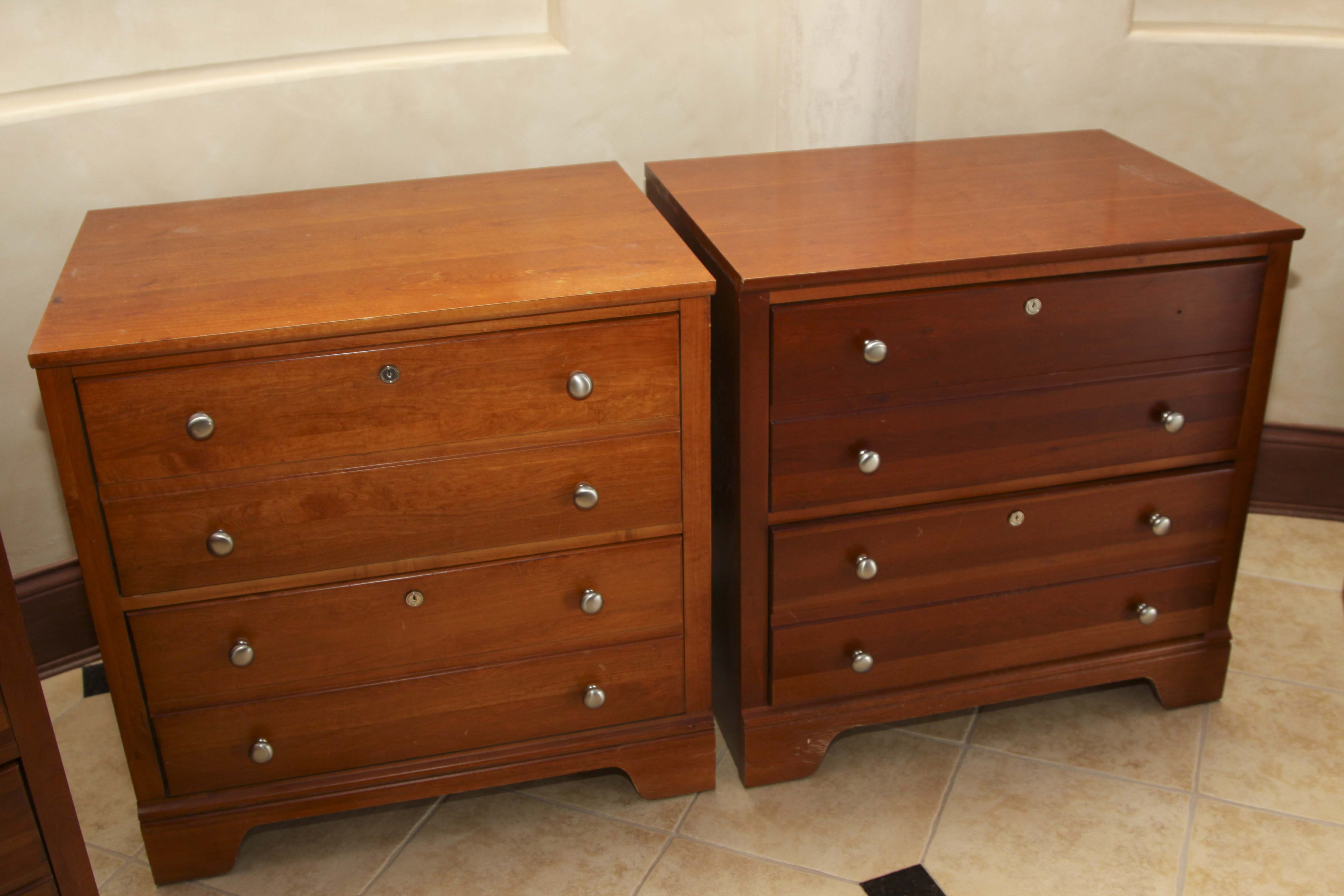 Wooden Stanley Furniture Filing Cabinets