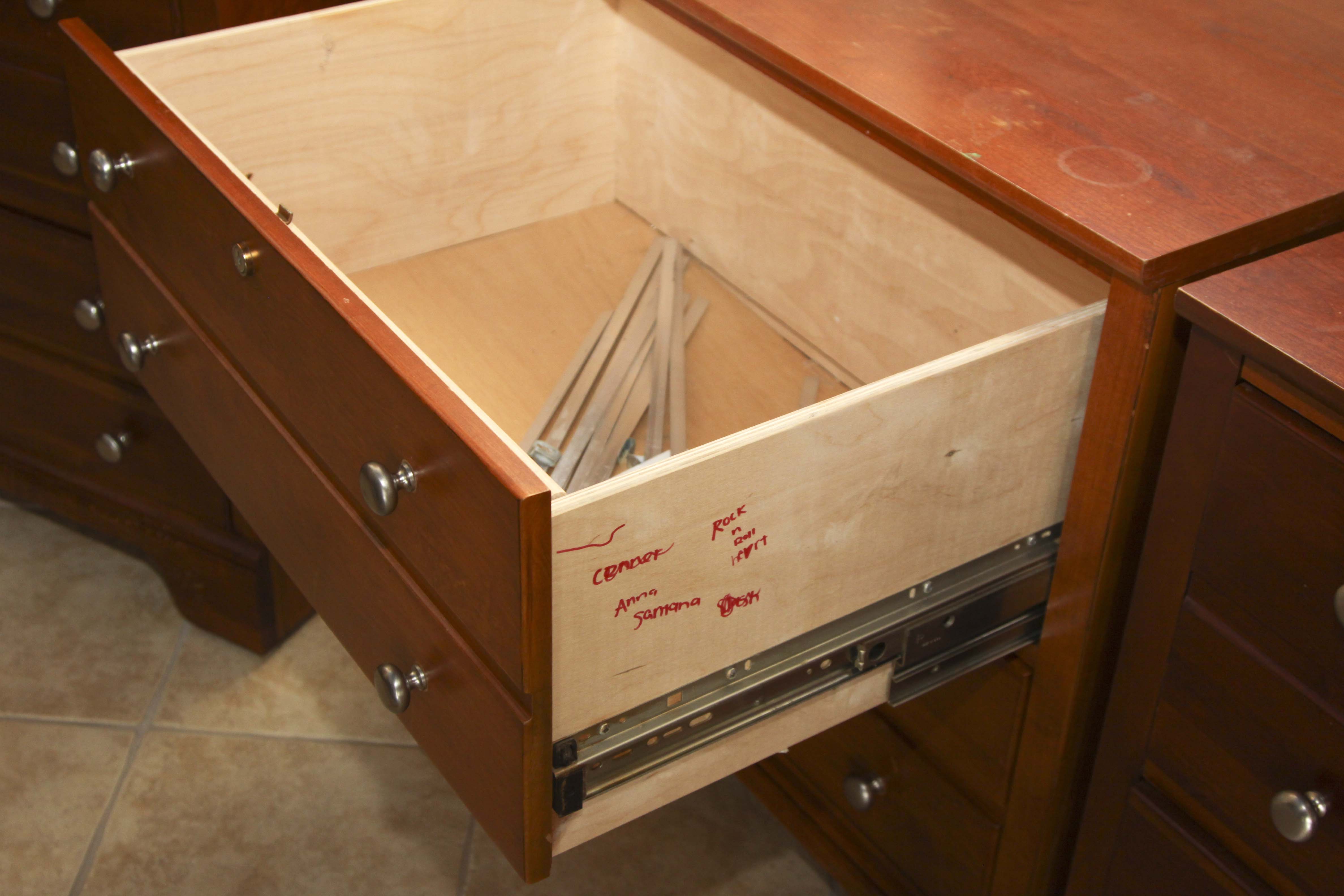 Wooden Stanley Furniture Filing Cabinets