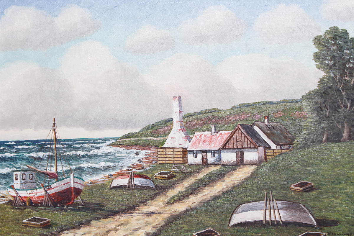 Niels A. Henningsen Oil on Canvas