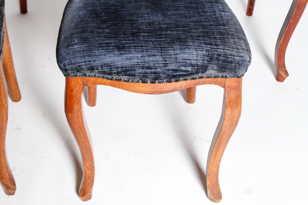 Antique Victorian Balloon Back Dining Chairs