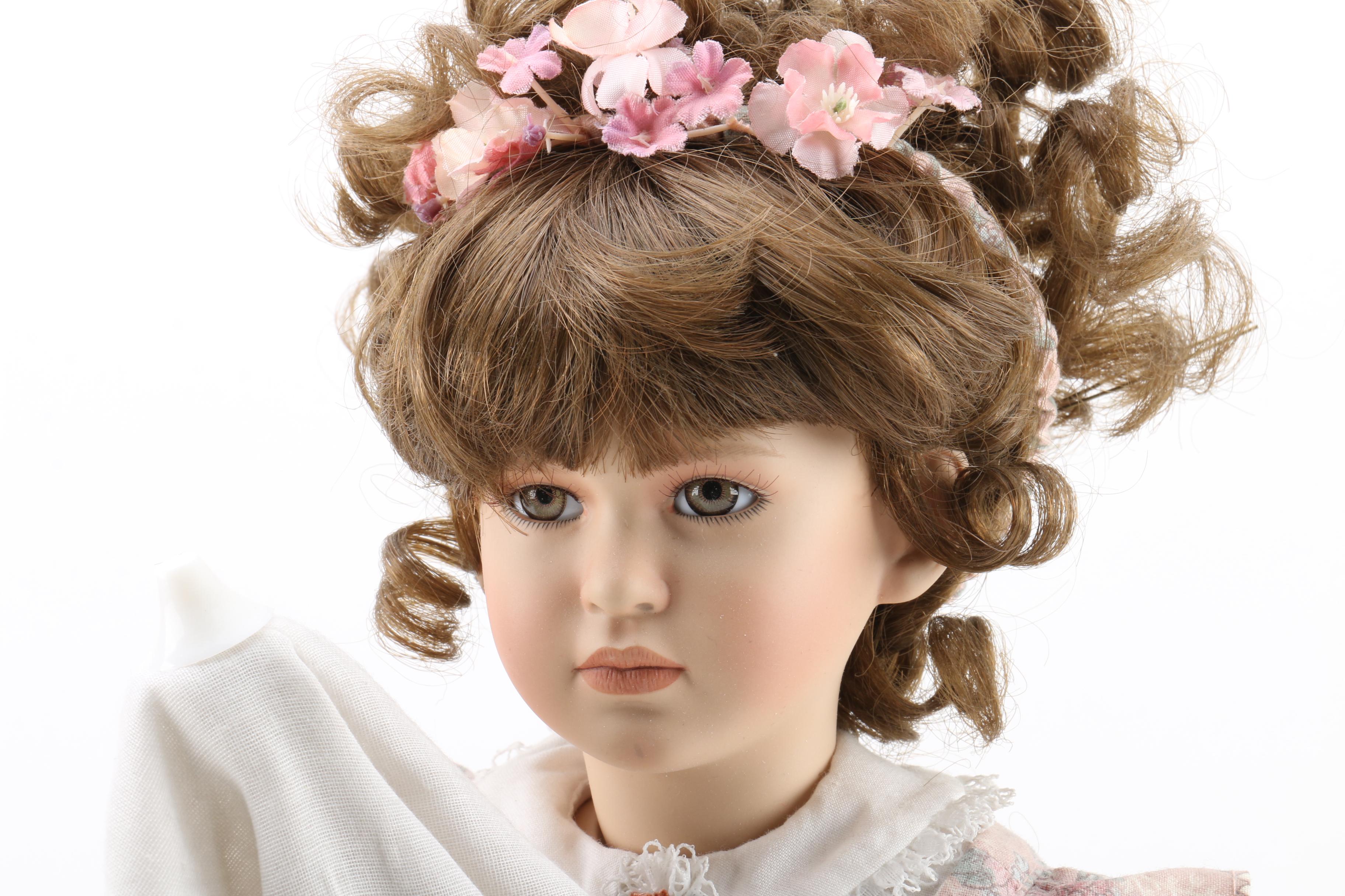 Pamela Phillips Signed "Ashley" Porcelain Doll