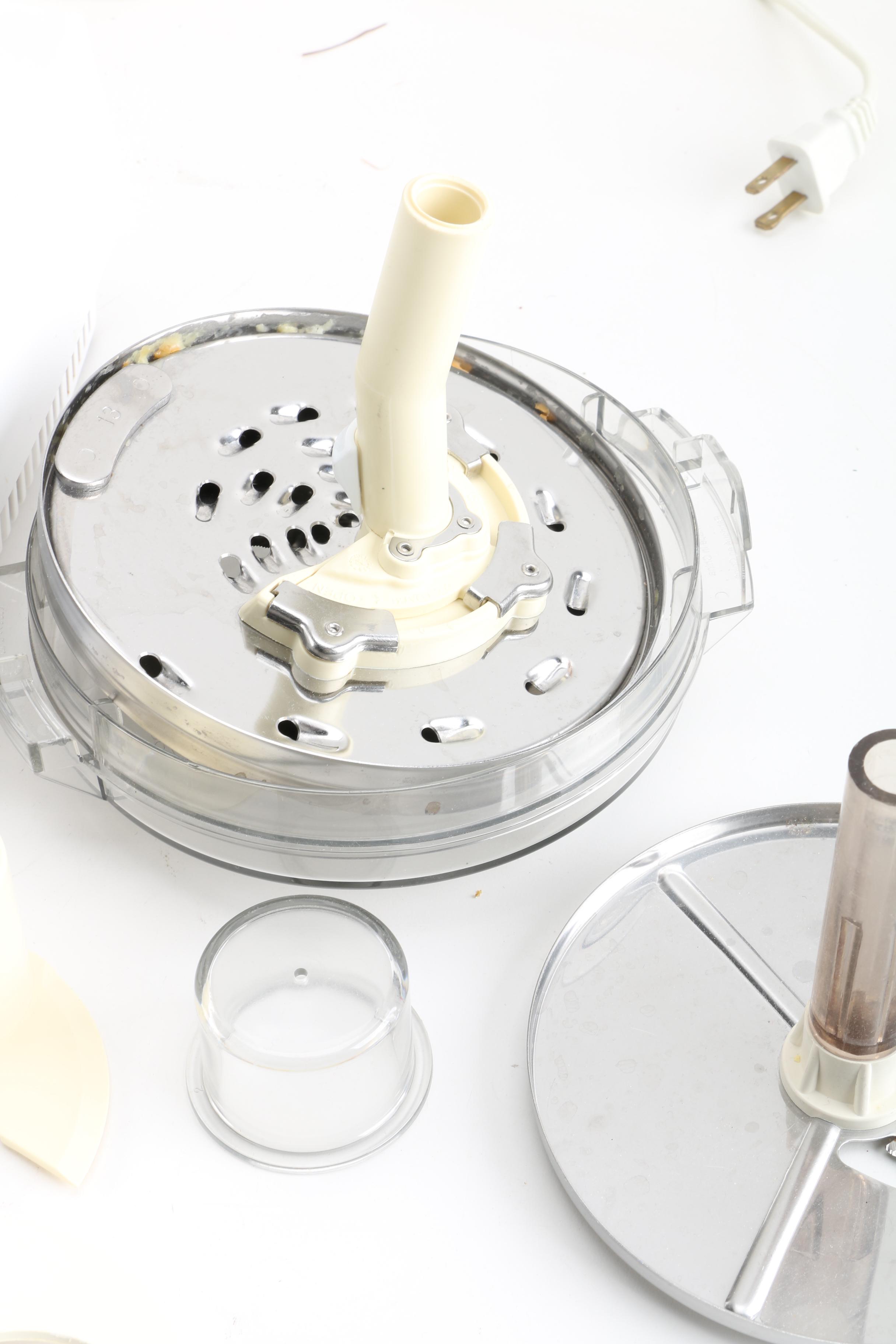 Small Kitchen Appliances Including Oster Blender and Cuisinart Food Processor