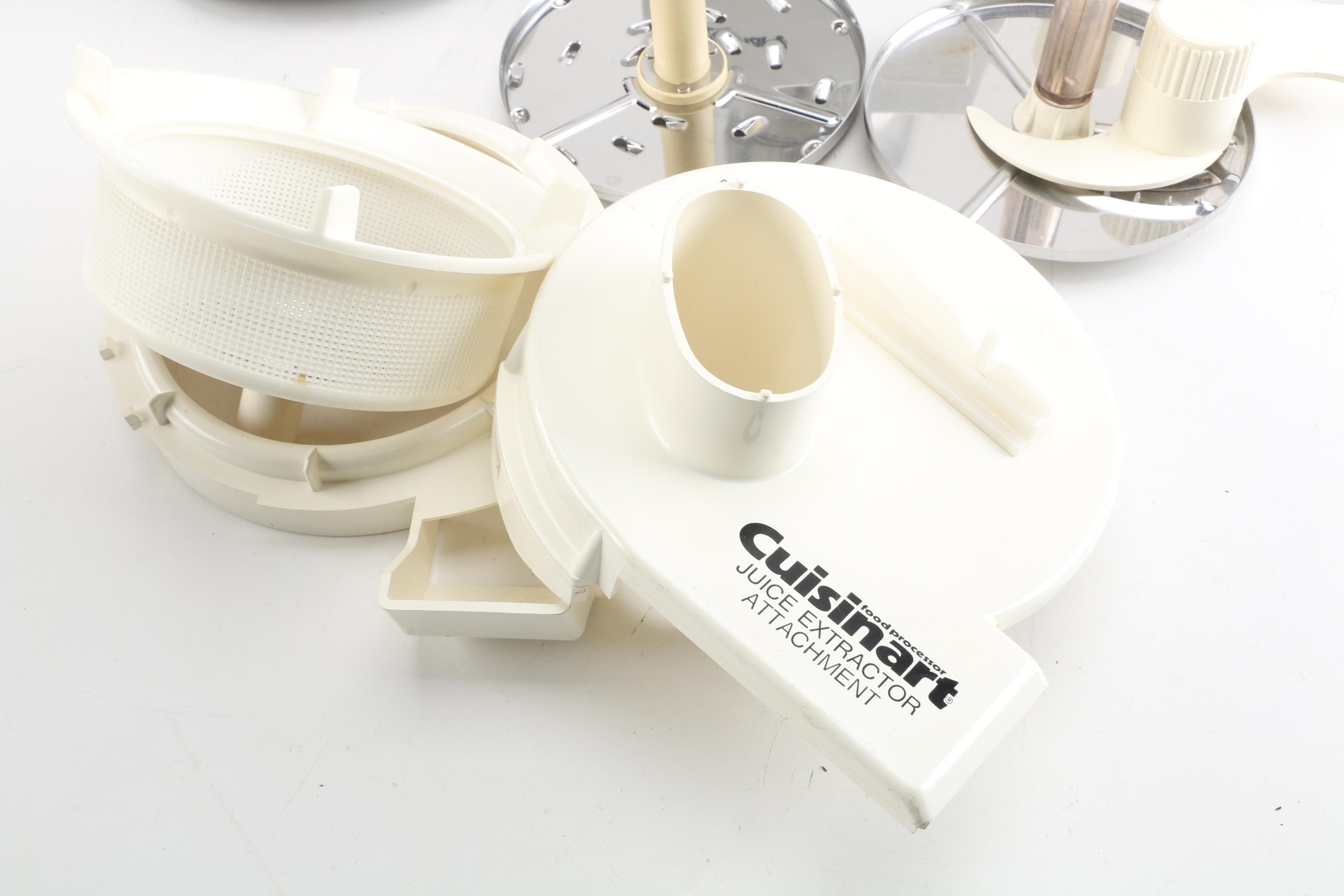 Small Kitchen Appliances Including Oster Blender and Cuisinart Food Processor