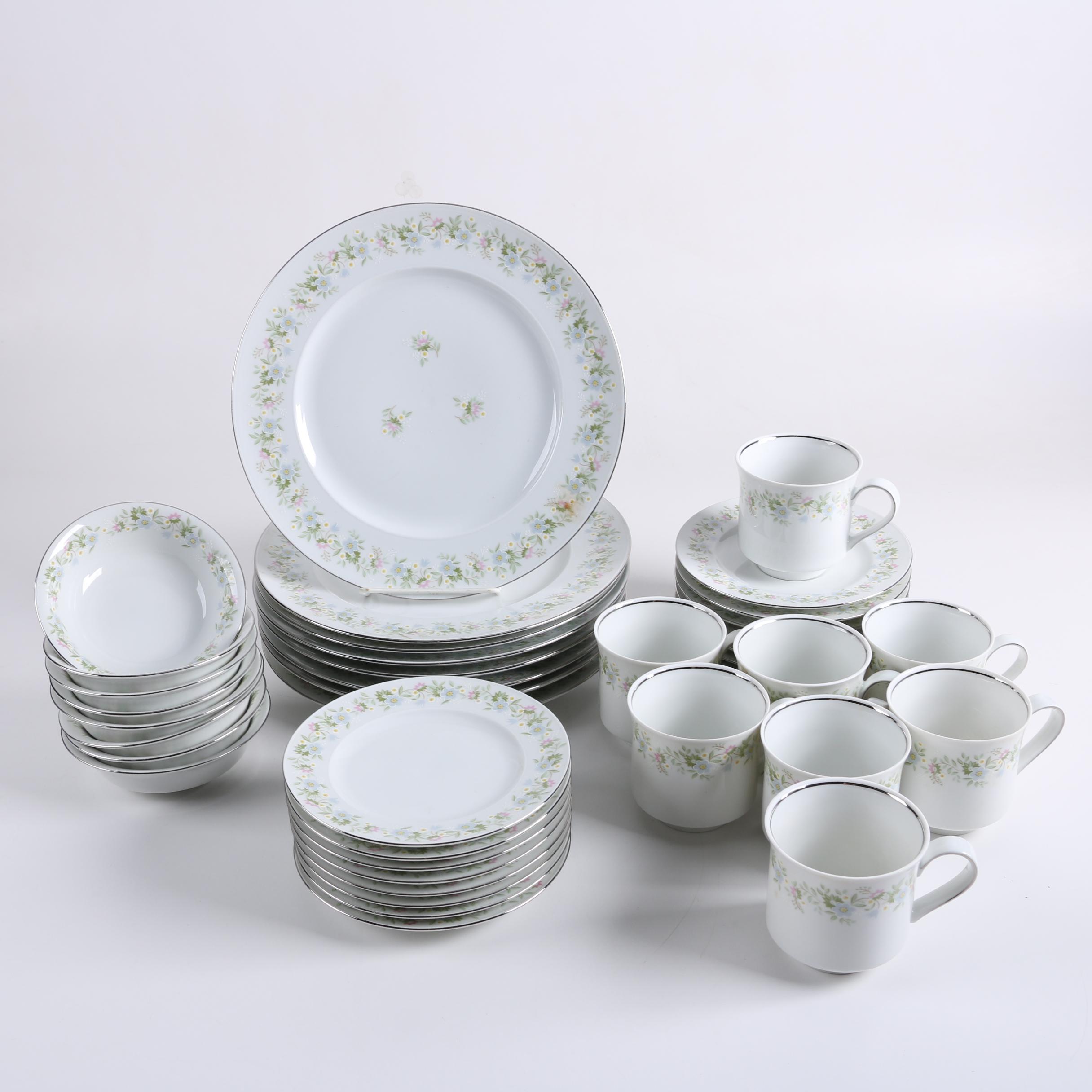 Vintage Johann Haviland "Forever Spring" Tableware Service for Eight