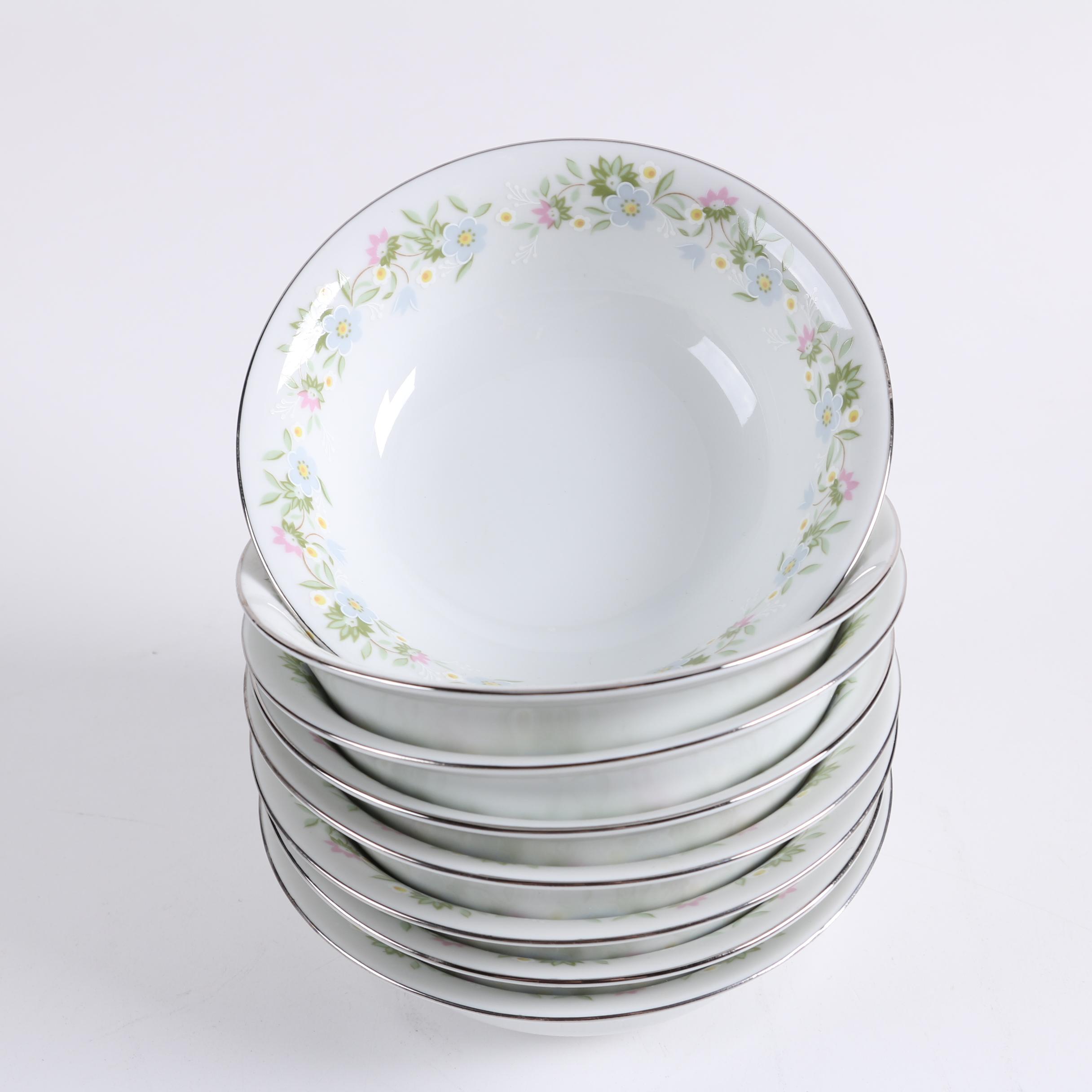 Vintage Johann Haviland "Forever Spring" Tableware Service for Eight