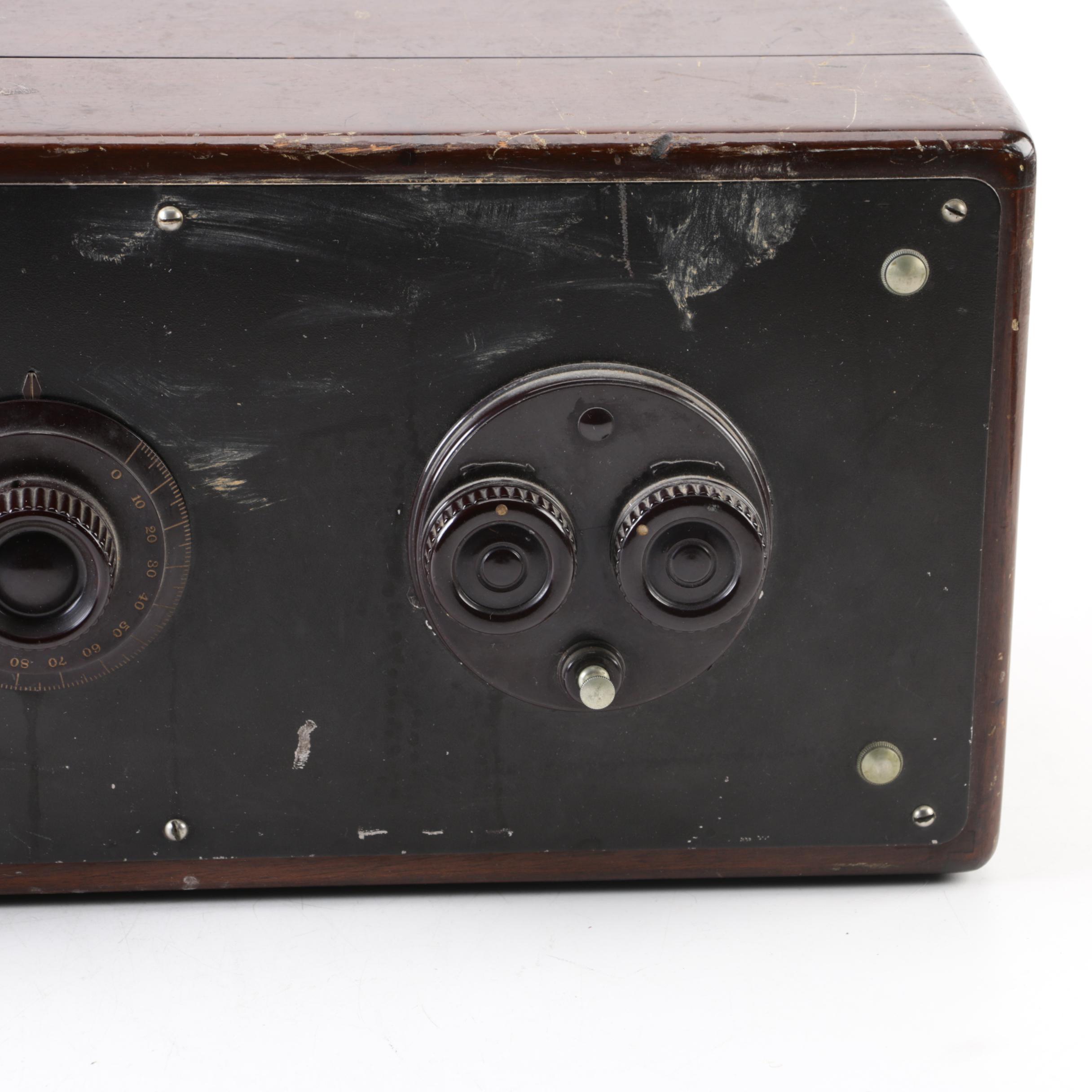 Atwater Kent "Big Box" Broadcast Receiver 4640 Model 20