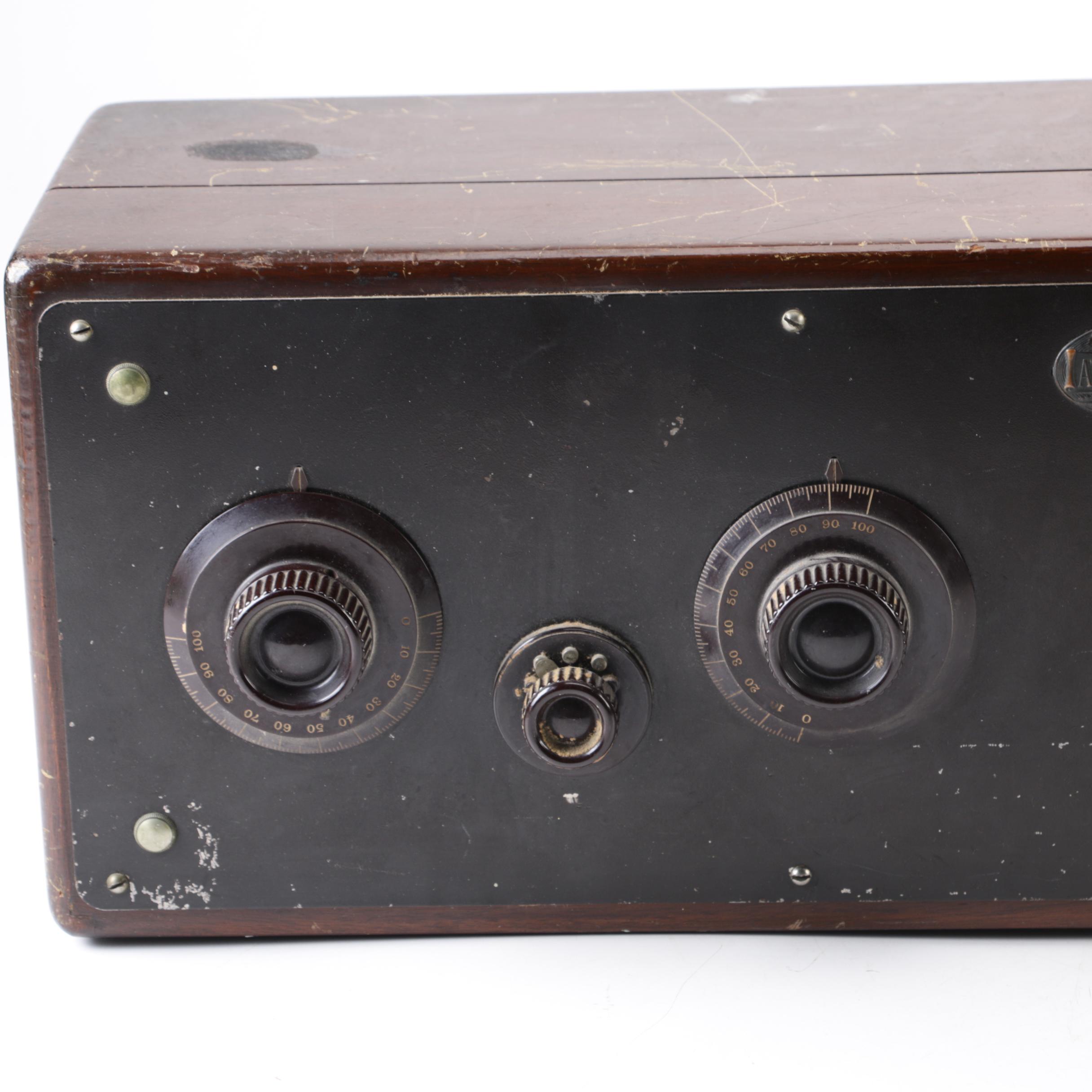 Atwater Kent "Big Box" Broadcast Receiver 4640 Model 20