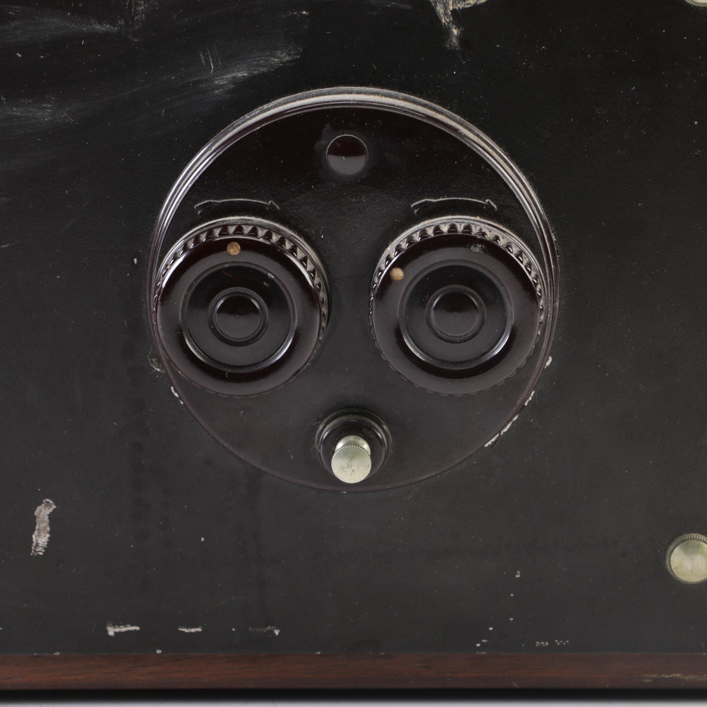 Atwater Kent "Big Box" Broadcast Receiver 4640 Model 20