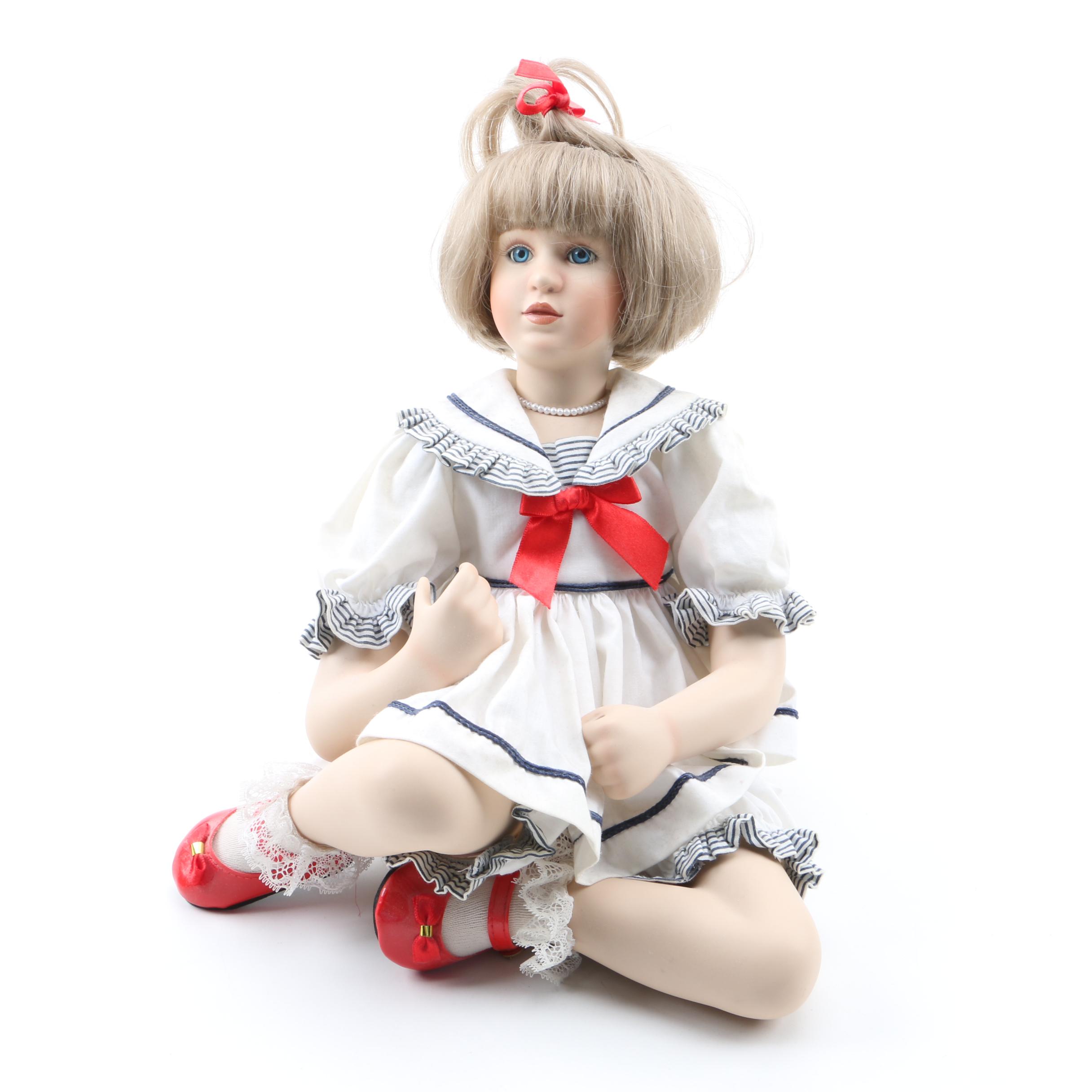 Pamela Phillips Signed "Madeline & Harry" Porcelain Doll