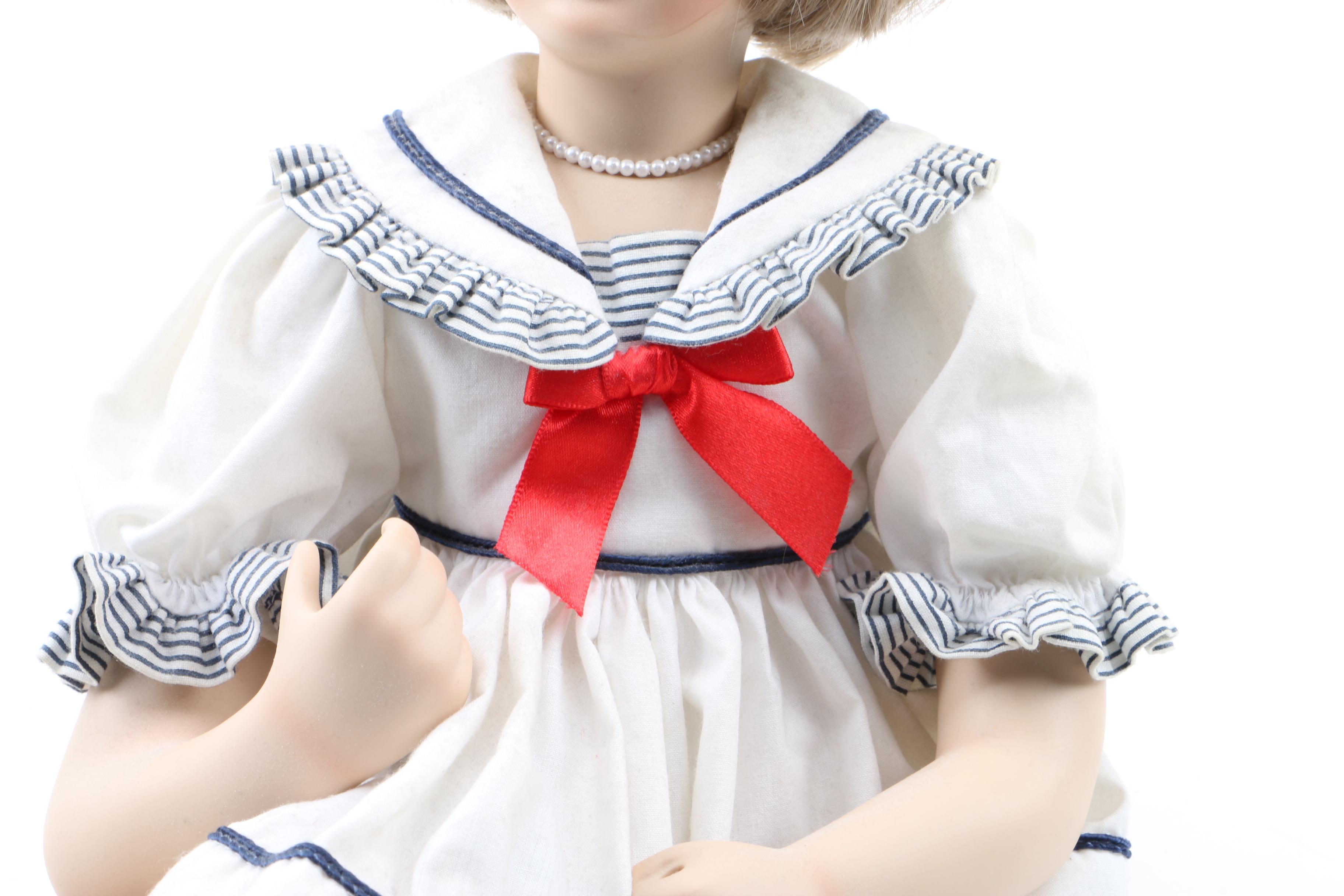 Pamela Phillips Signed "Madeline & Harry" Porcelain Doll