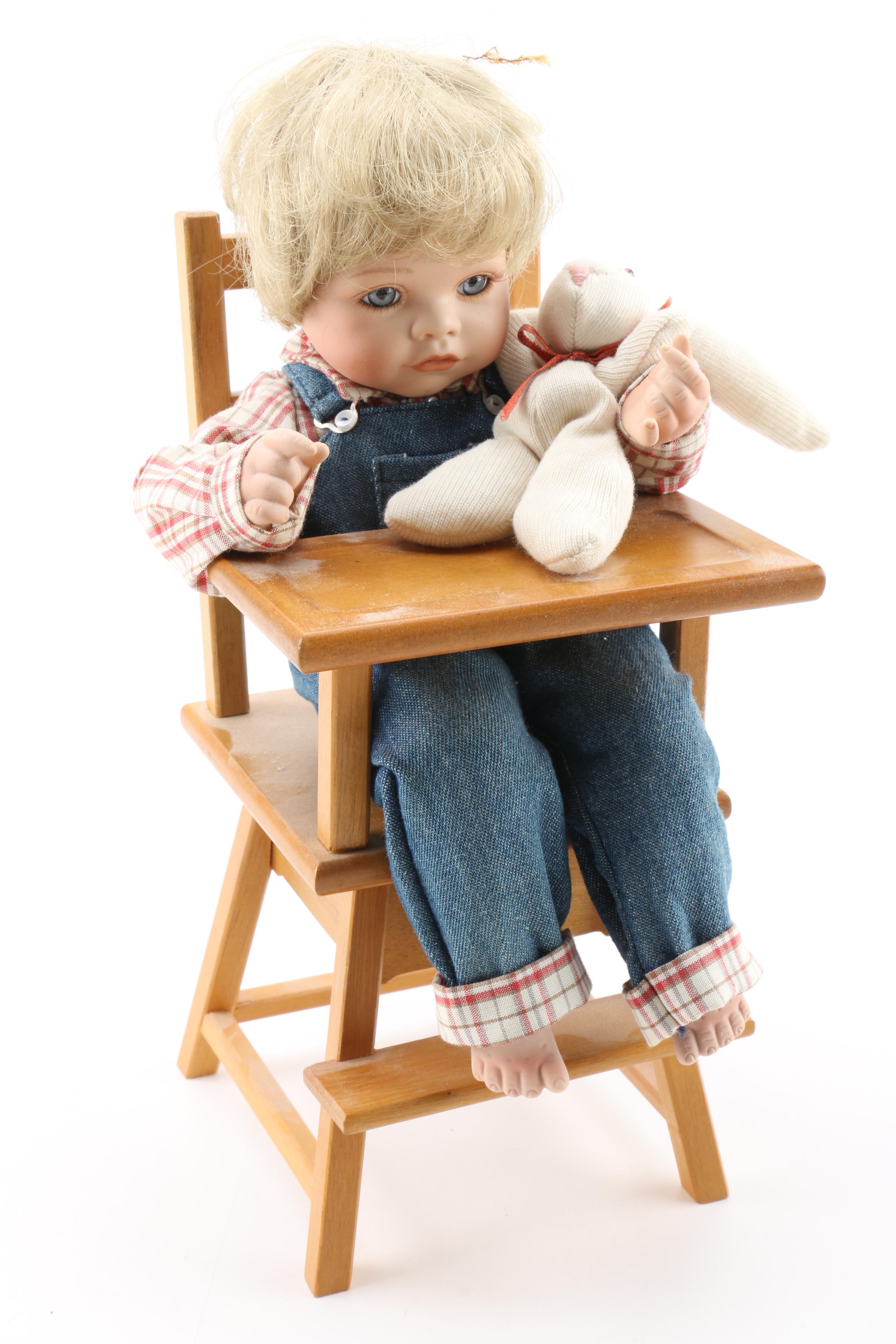 Georgetown Collection "Eric" and Broadway Collection Porcelain Dolls