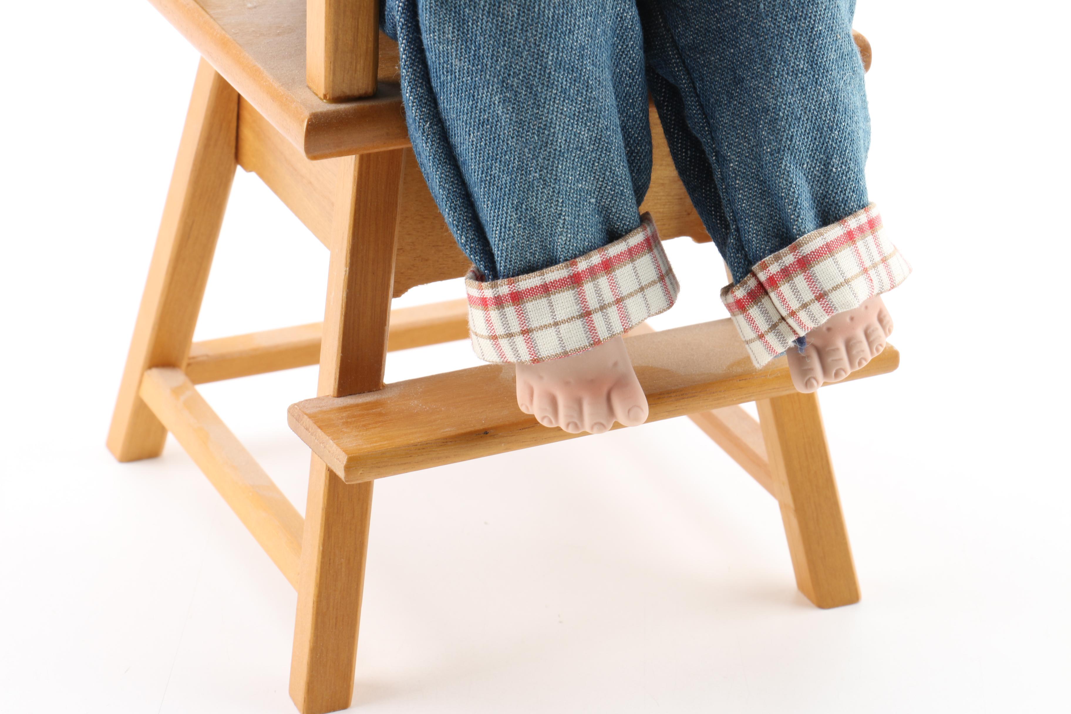 Georgetown Collection "Eric" and Broadway Collection Porcelain Dolls