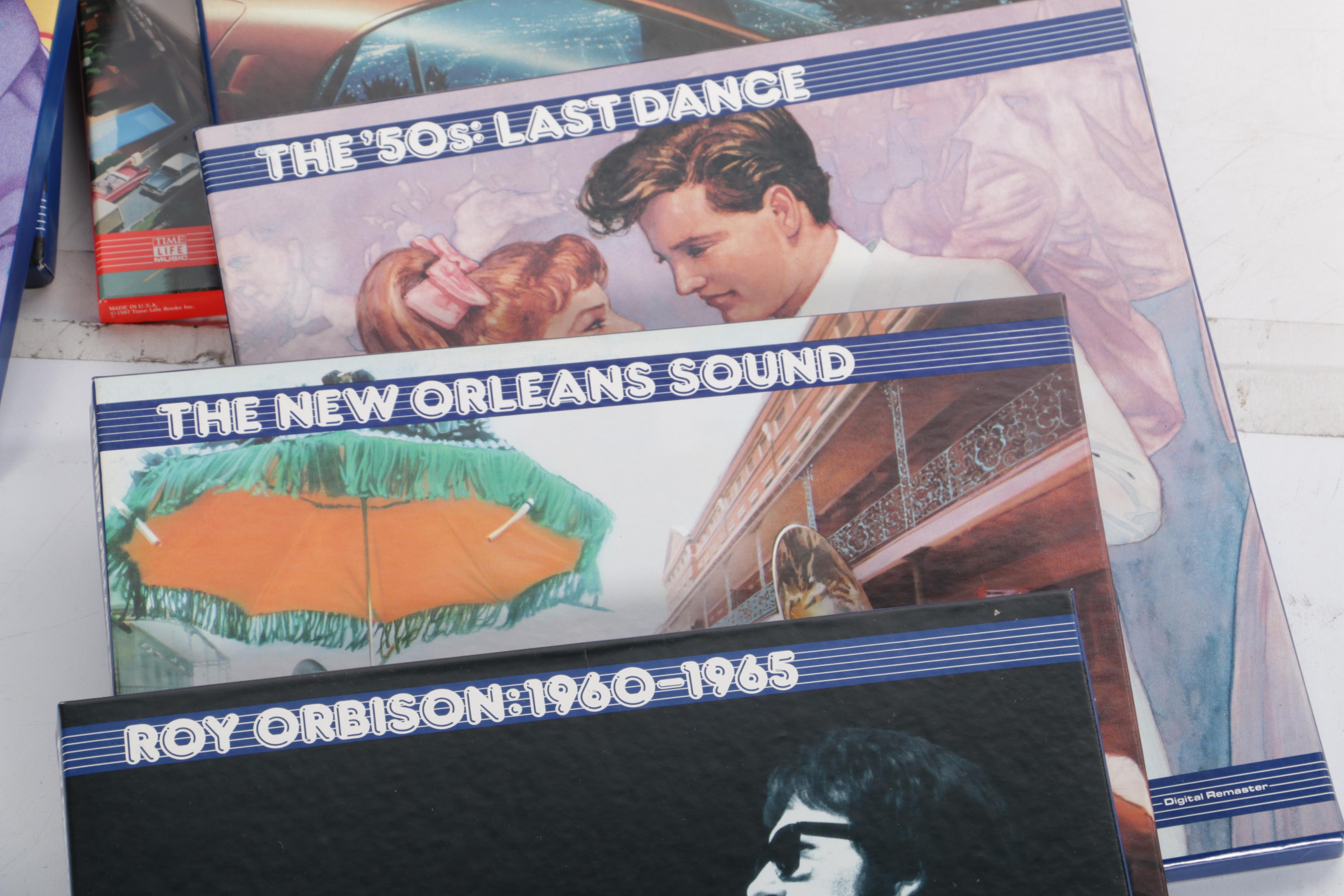 Record Boxed Sets Including Grammy Collection, Time Life "Rock 'N' Roll Era"