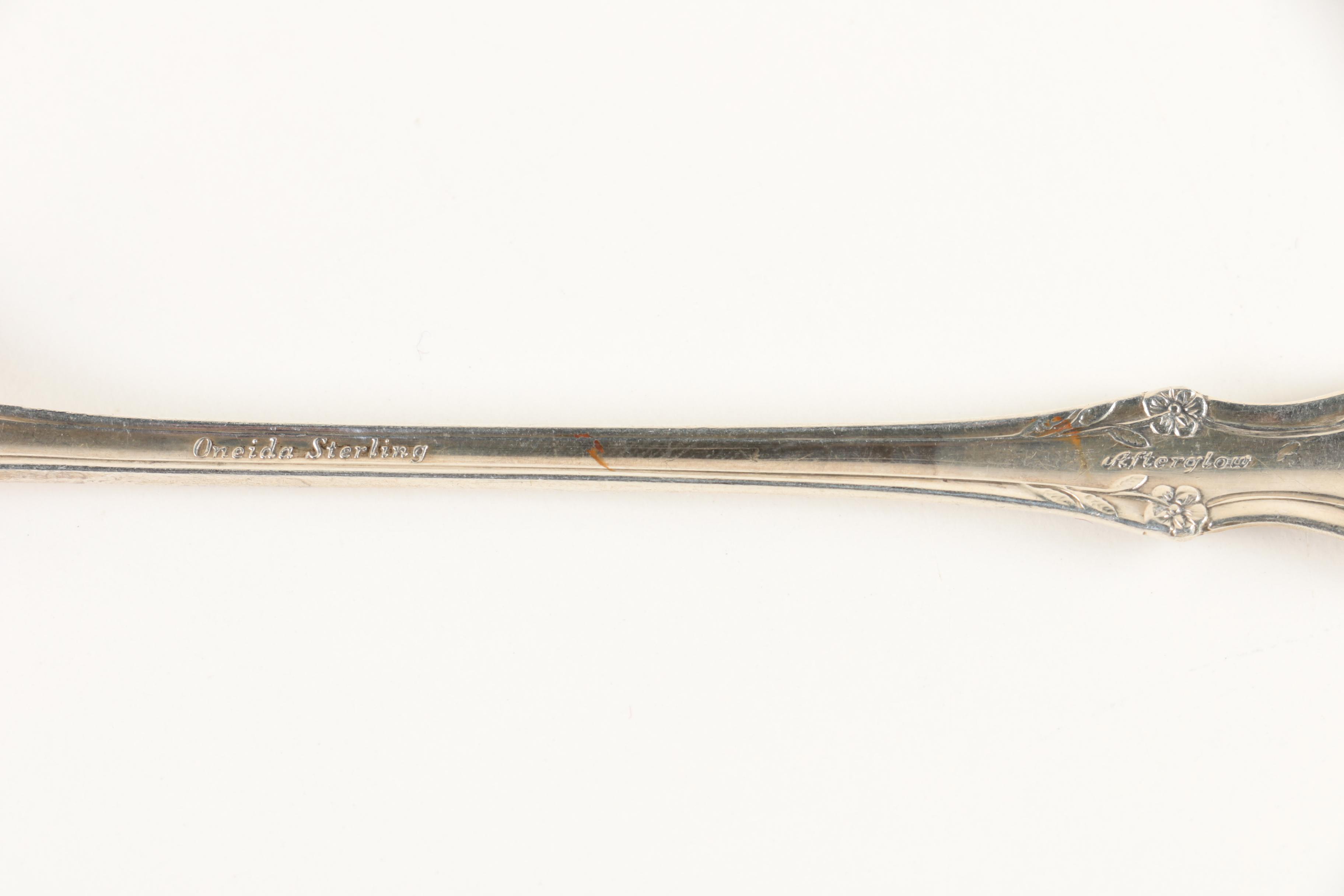 International Silver Co. "Spring Glory" Sterling Silver Flatware Set