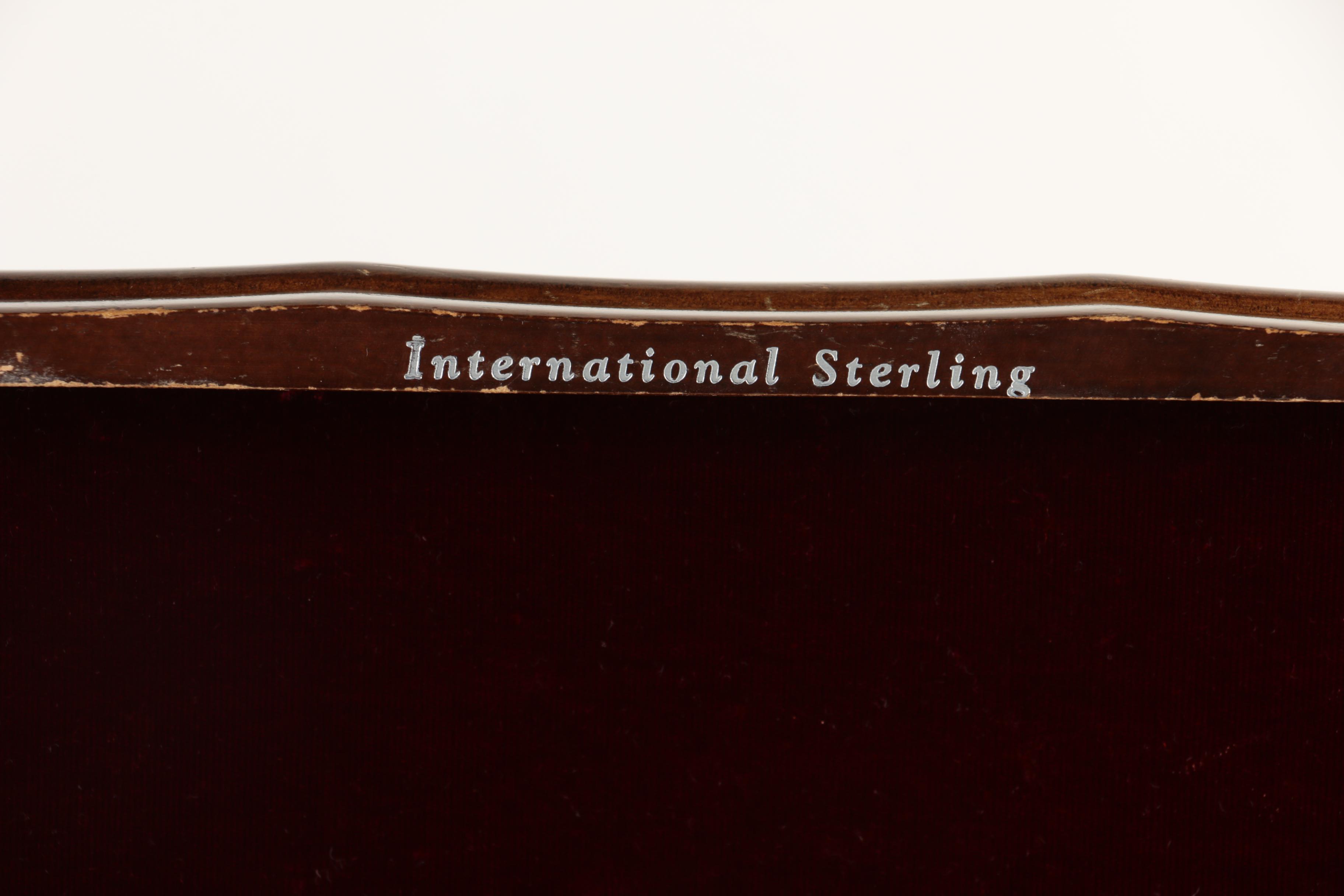 International Silver Co. "Spring Glory" Sterling Silver Flatware Set