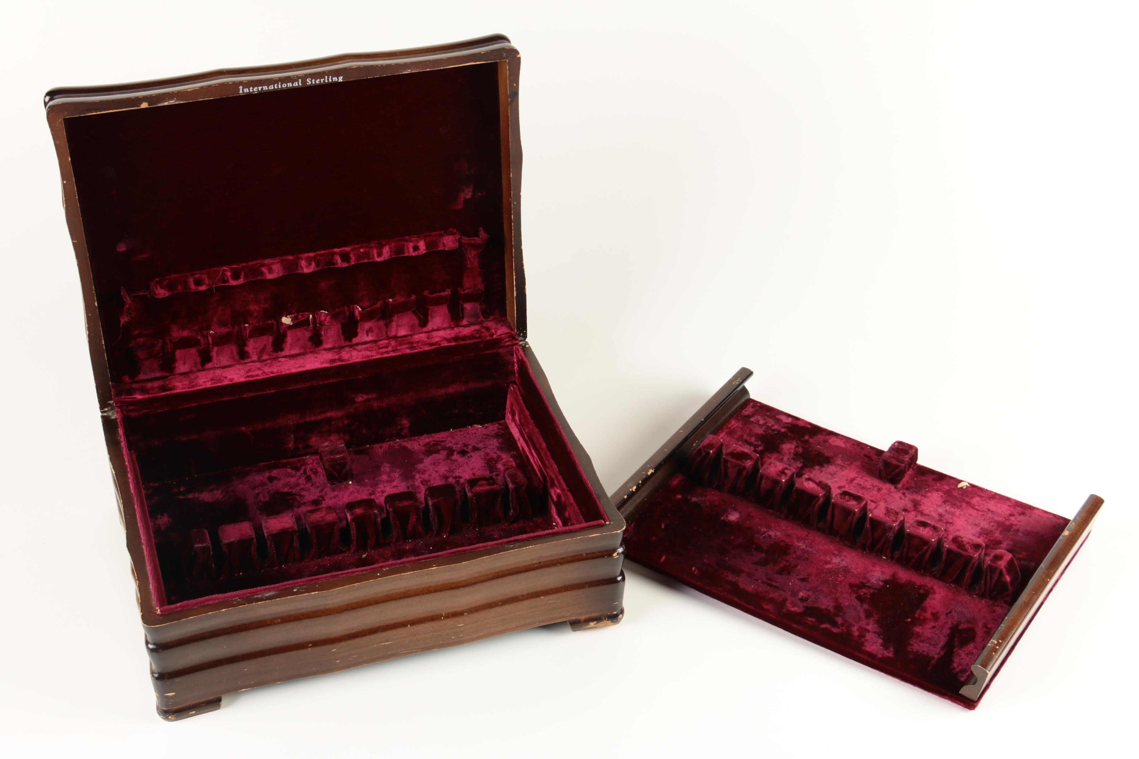 International Silver Co. "Spring Glory" Sterling Silver Flatware Set