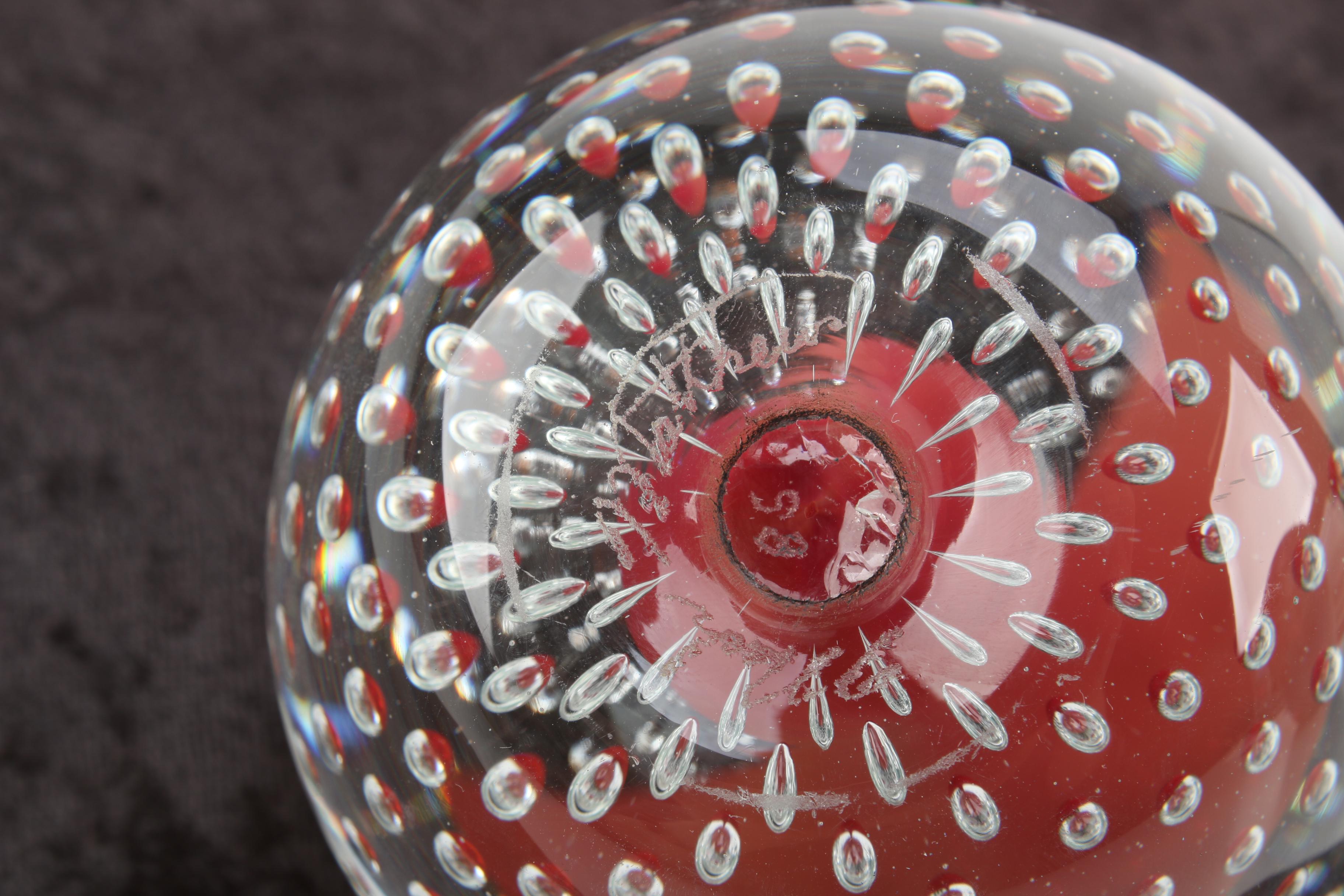 Stephen Powell Style Vase and Mark Matthews Paperweight