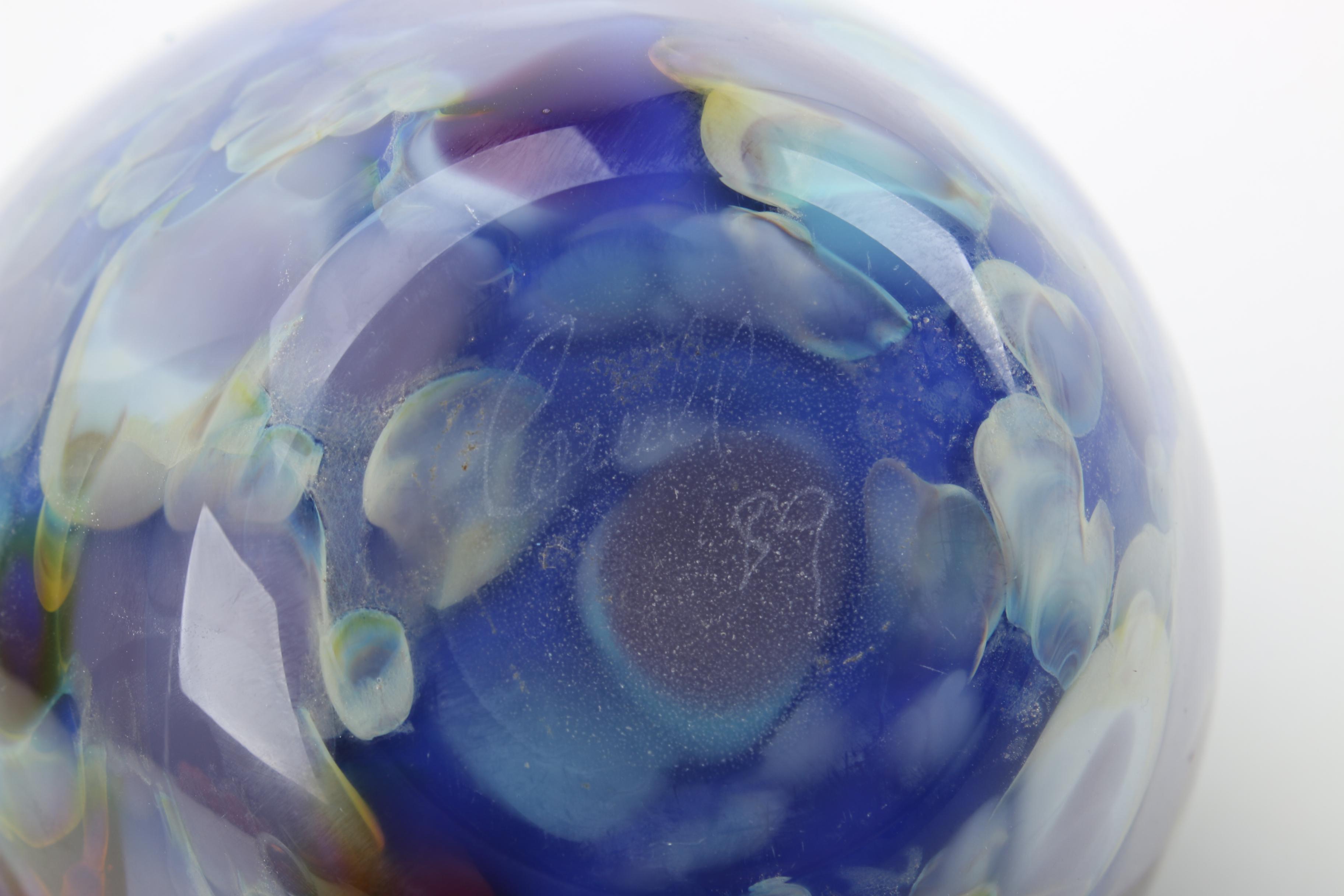 Stephen Powell Style Vase and Mark Matthews Paperweight