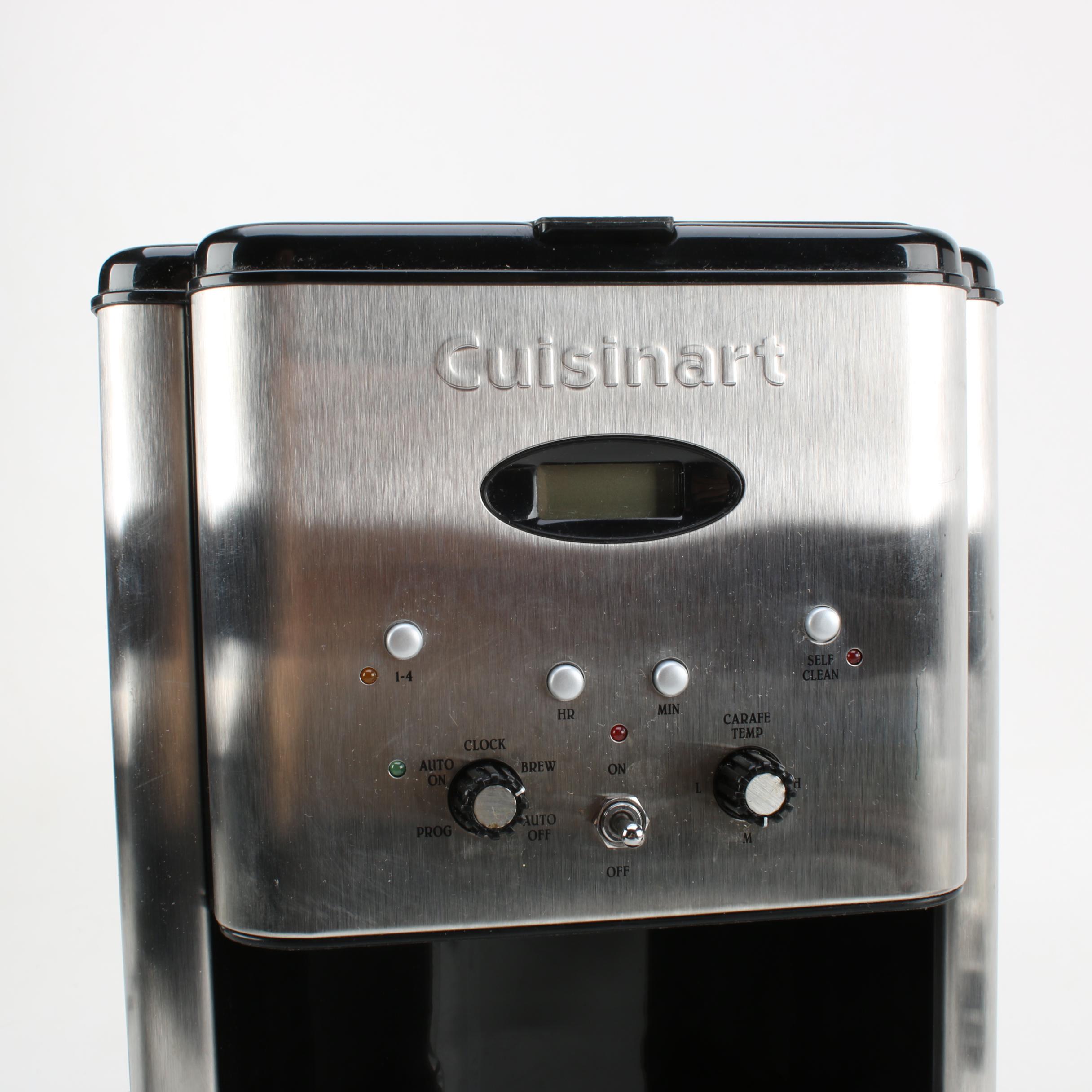 Cuisinart Coffee Maker and Black + Decker Toaster Oven