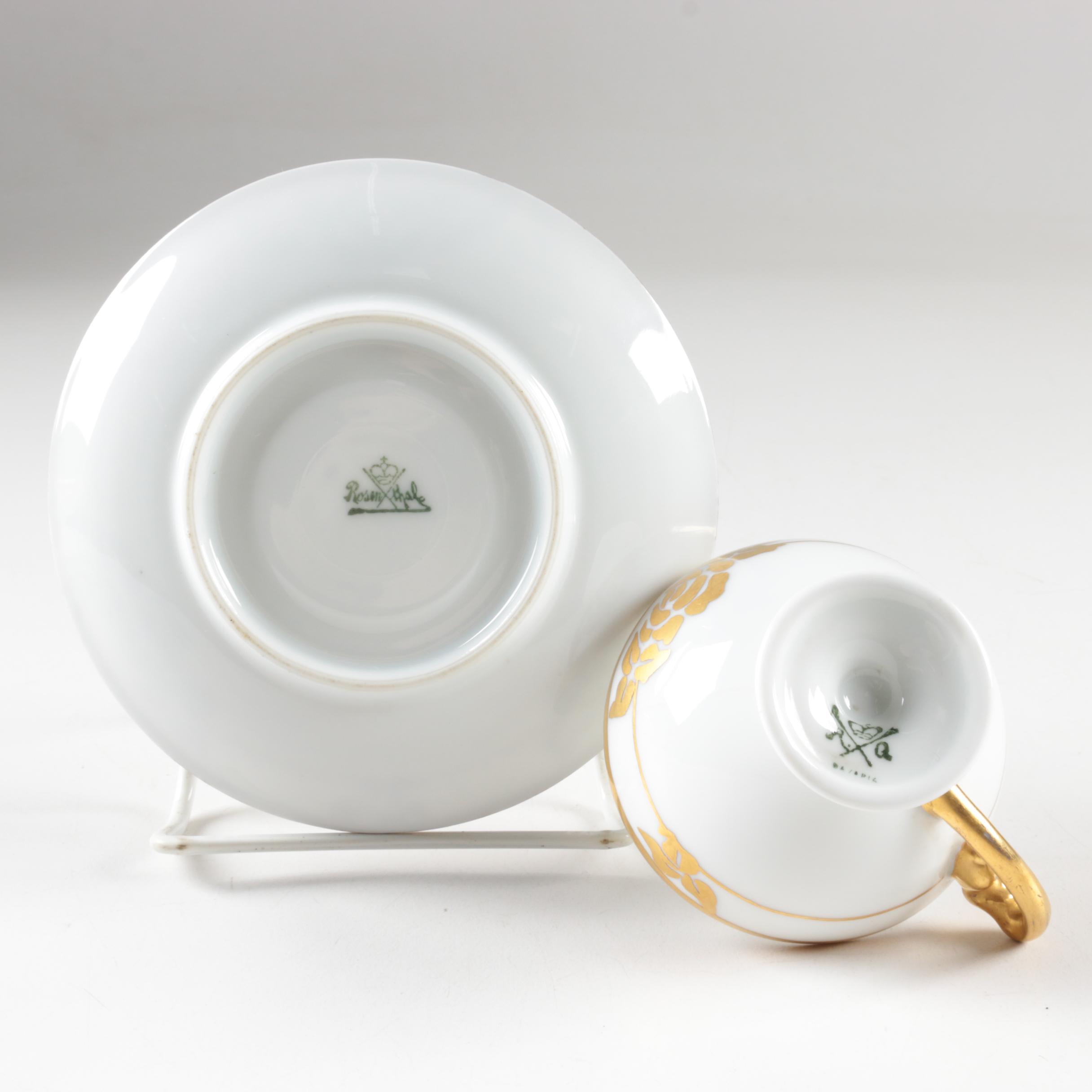 Antique Minton "Clare" Plate and Other Tableware