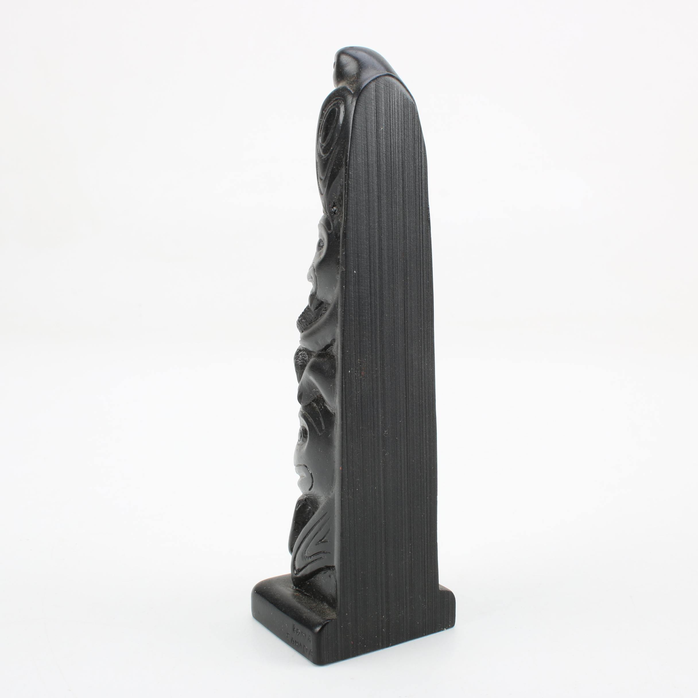 Boma Eagle Totem Pole Figurine