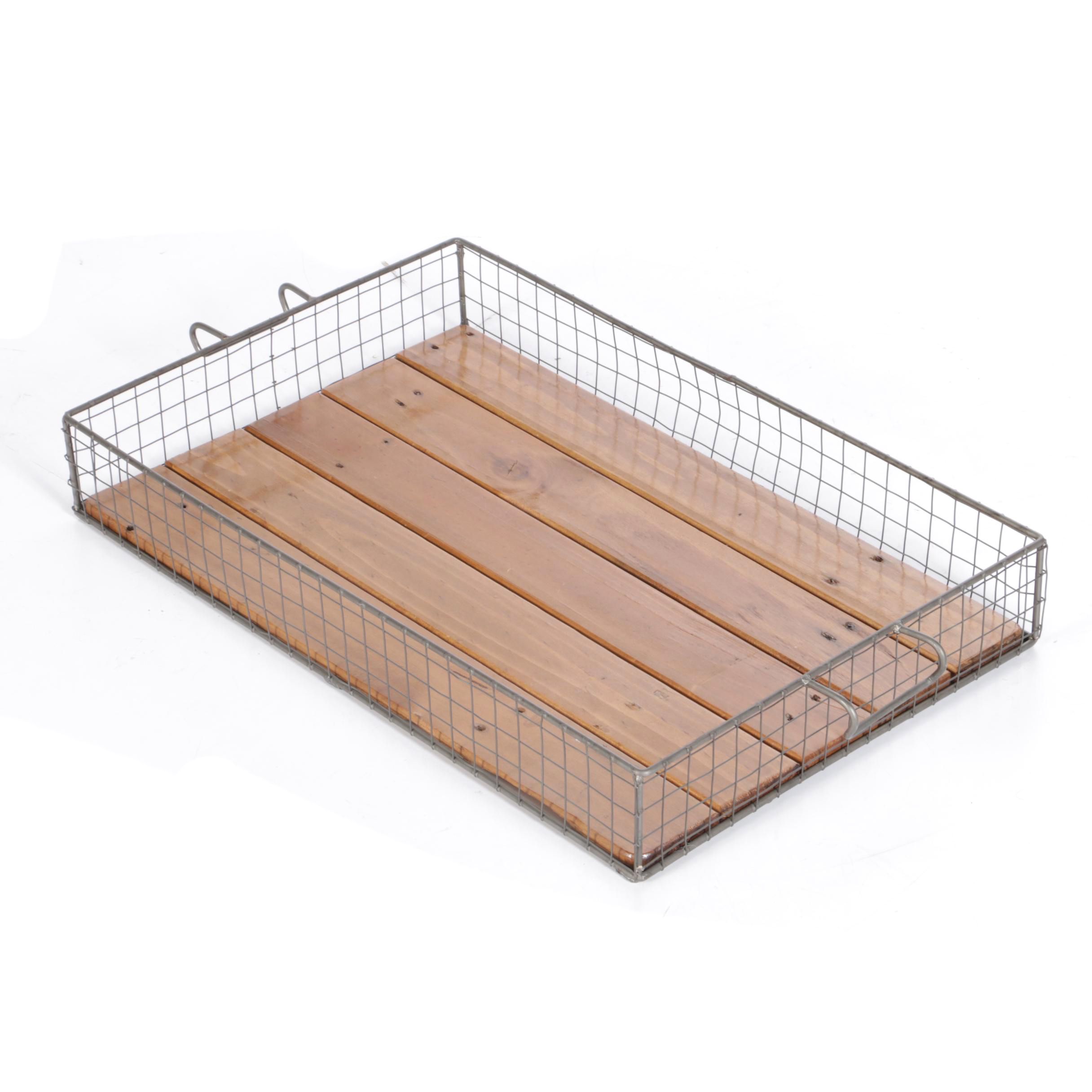 Vintage Metal Bar Cart