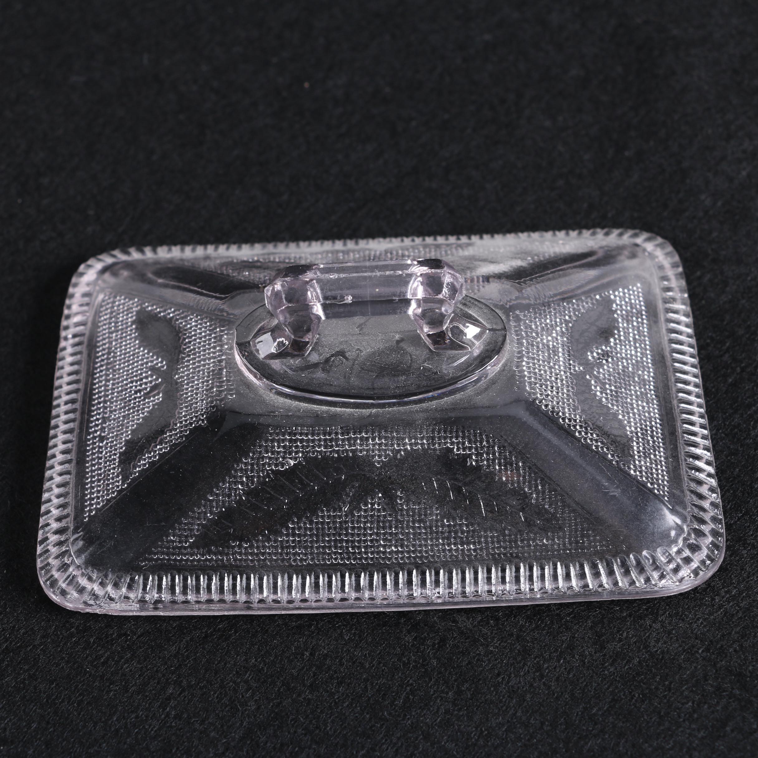 Adams & Co. "Crystal Wedding" Lidded Compote and Lidded Dish, Circa 1919