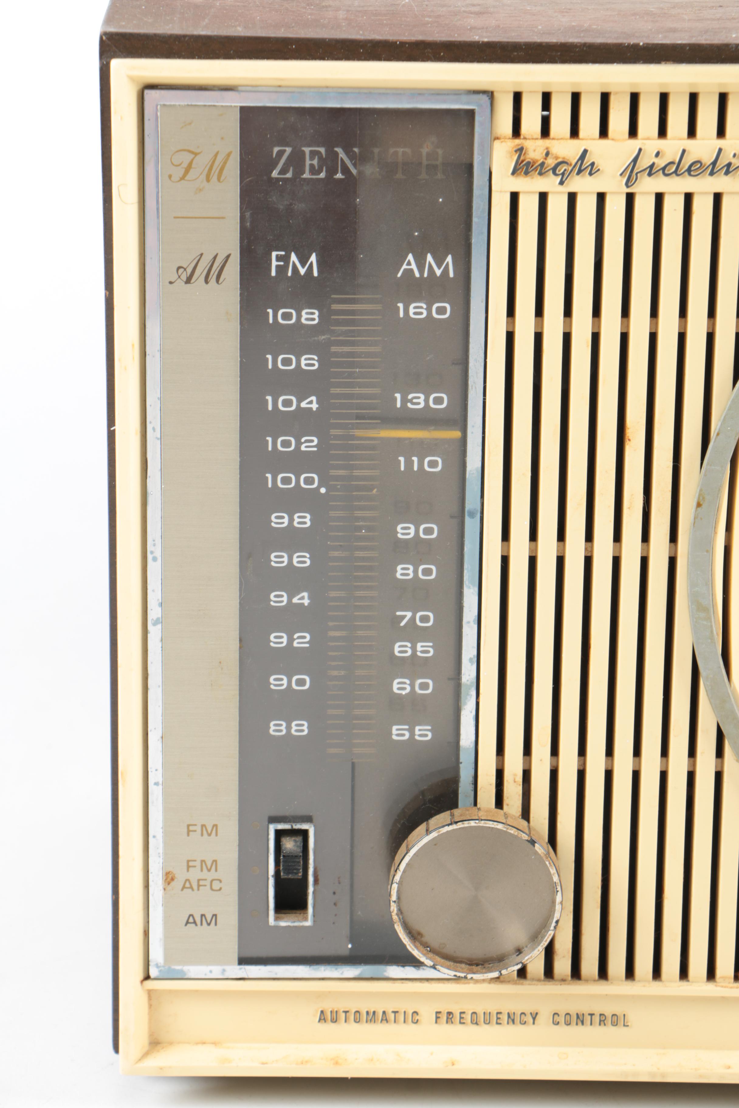 Vintage Zenith High Fidelity Radio