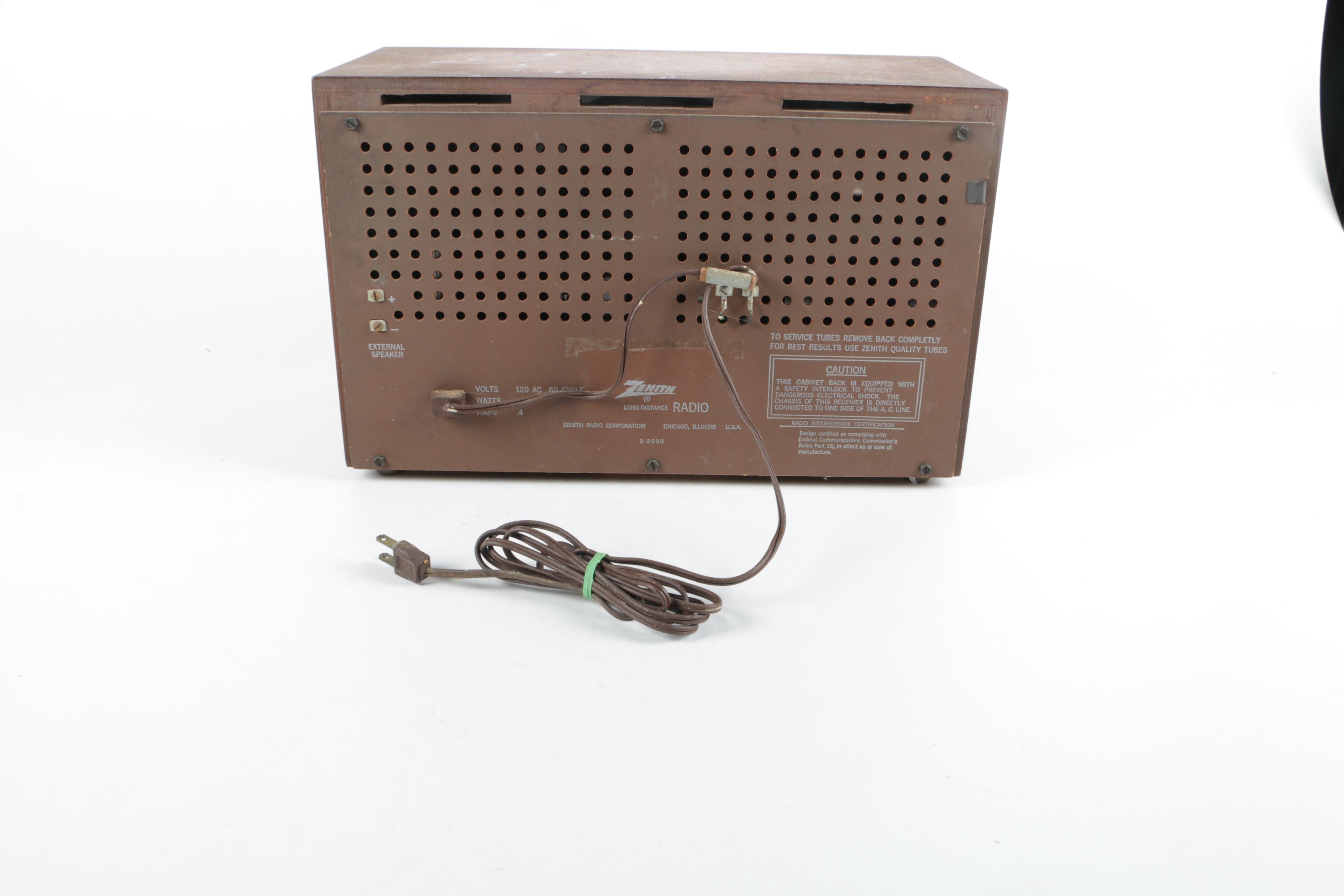 Vintage Zenith High Fidelity Radio