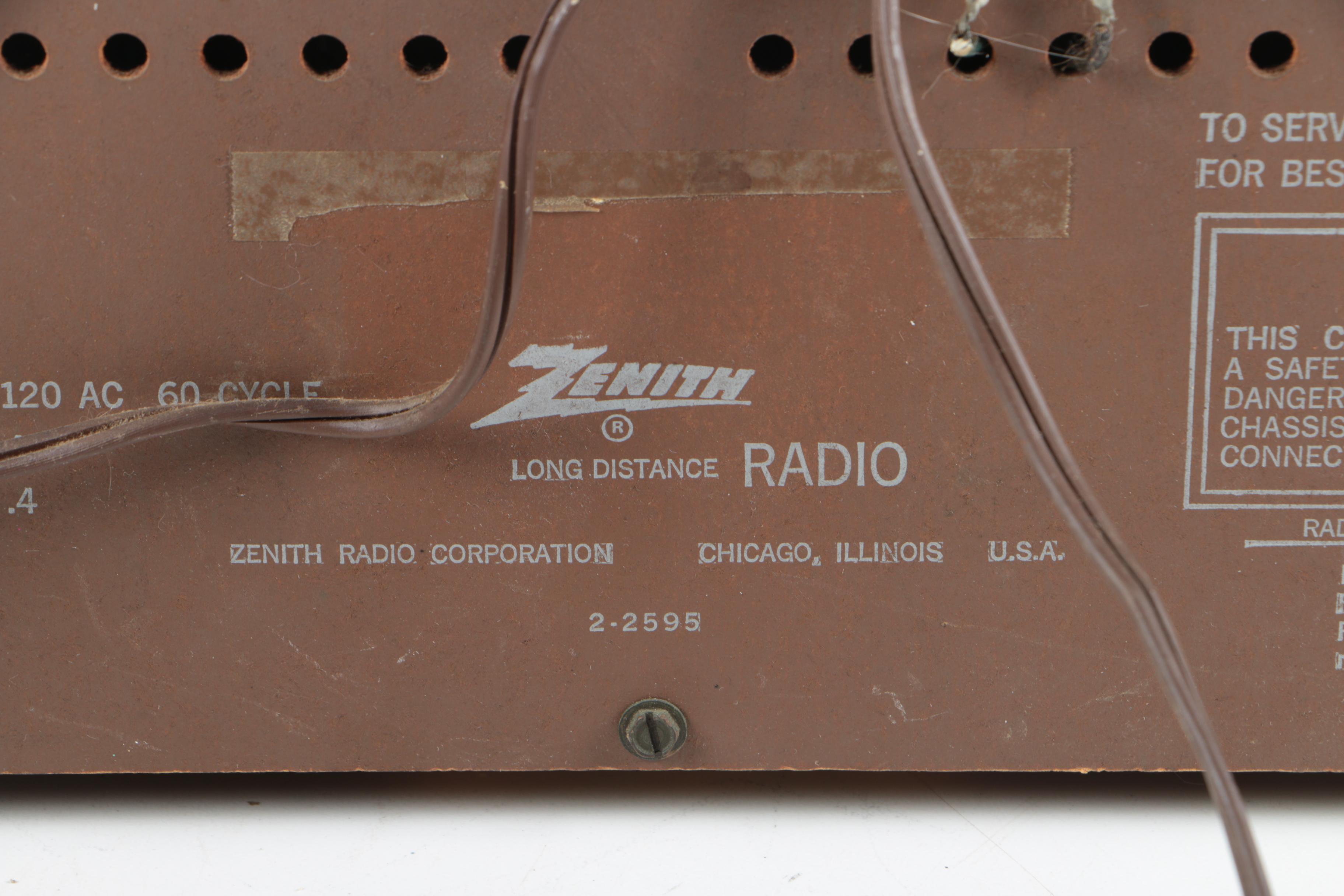 Vintage Zenith High Fidelity Radio