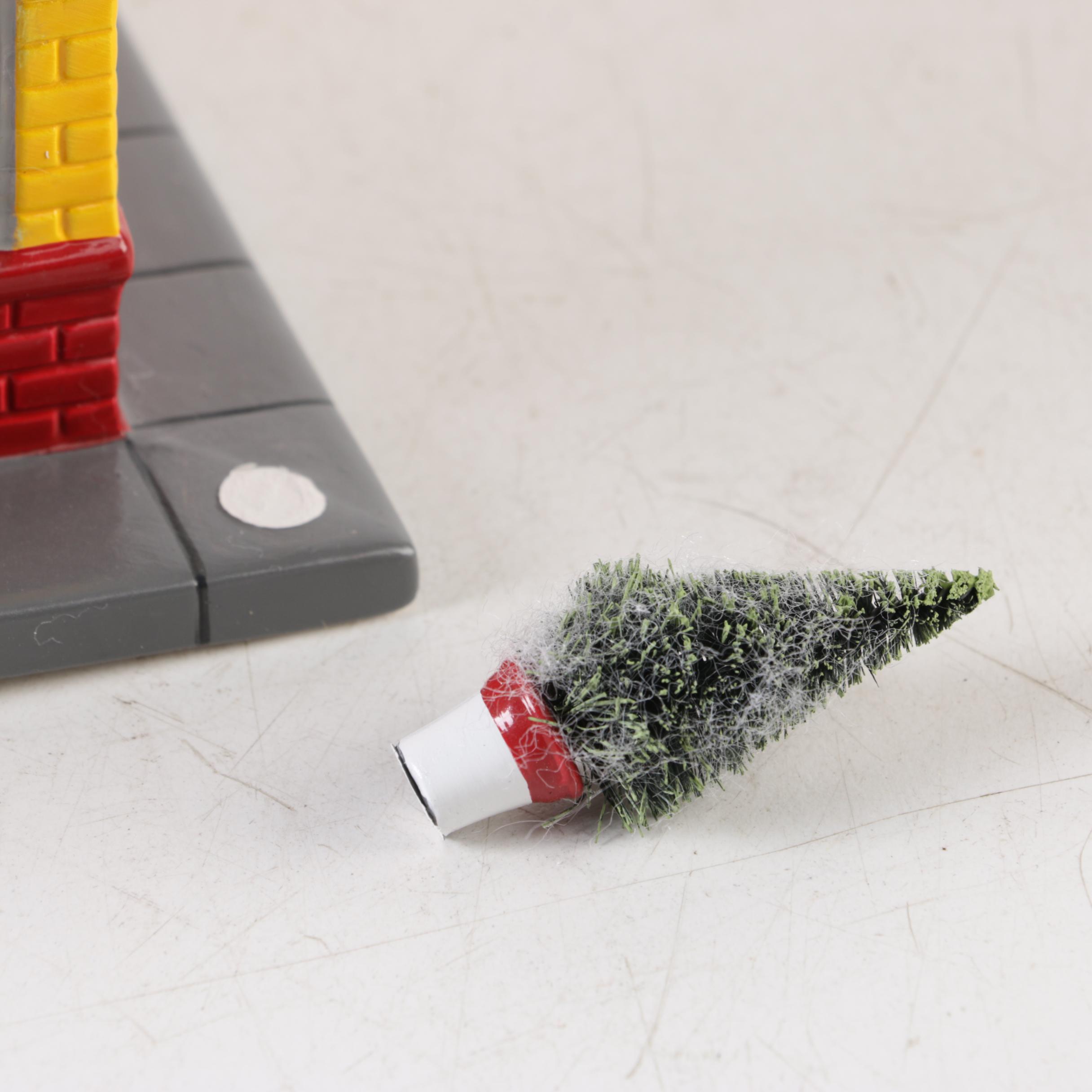 Department 56 Krispy Kreme Miniature Light Up Snow Village Building