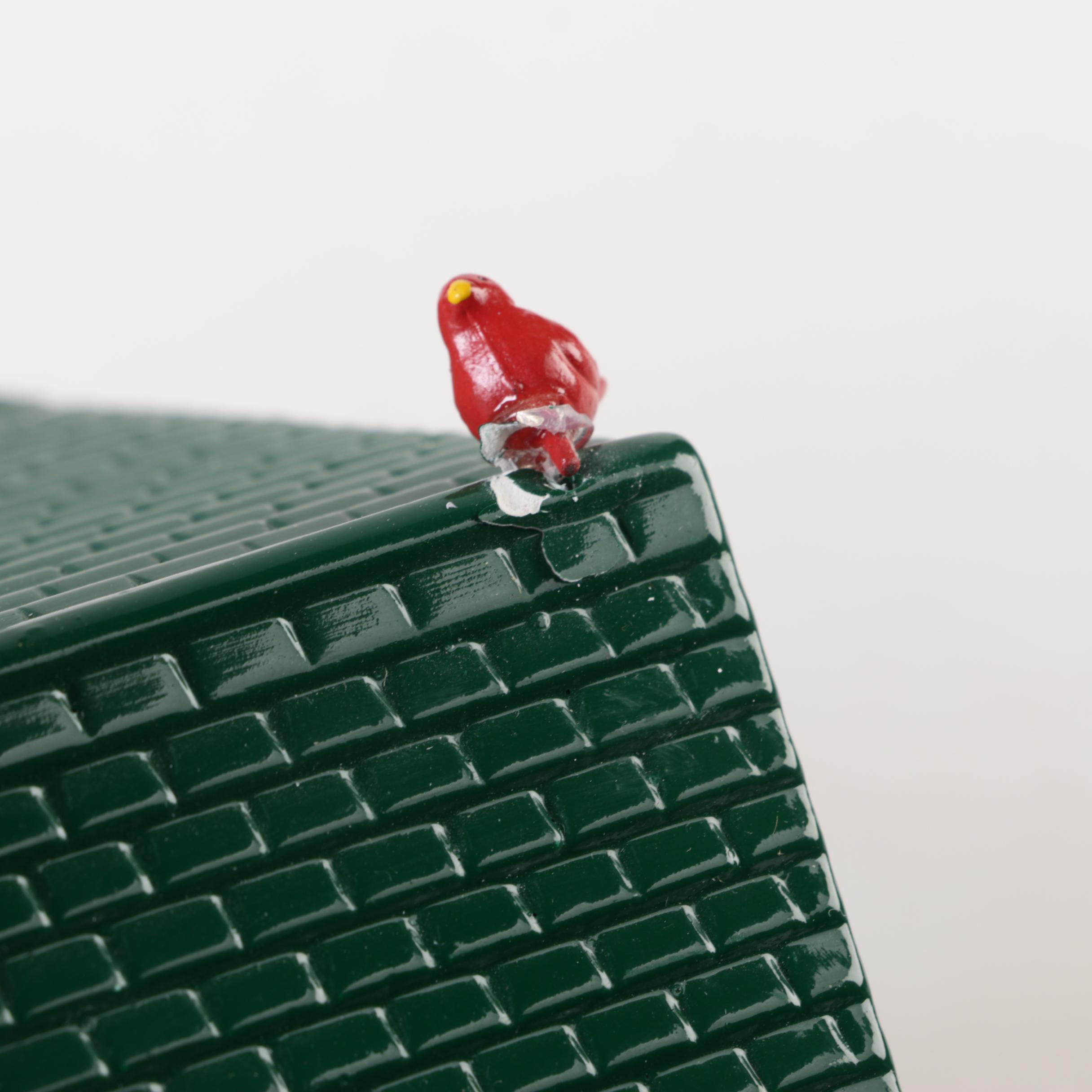 Department 56 Krispy Kreme Miniature Light Up Snow Village Building