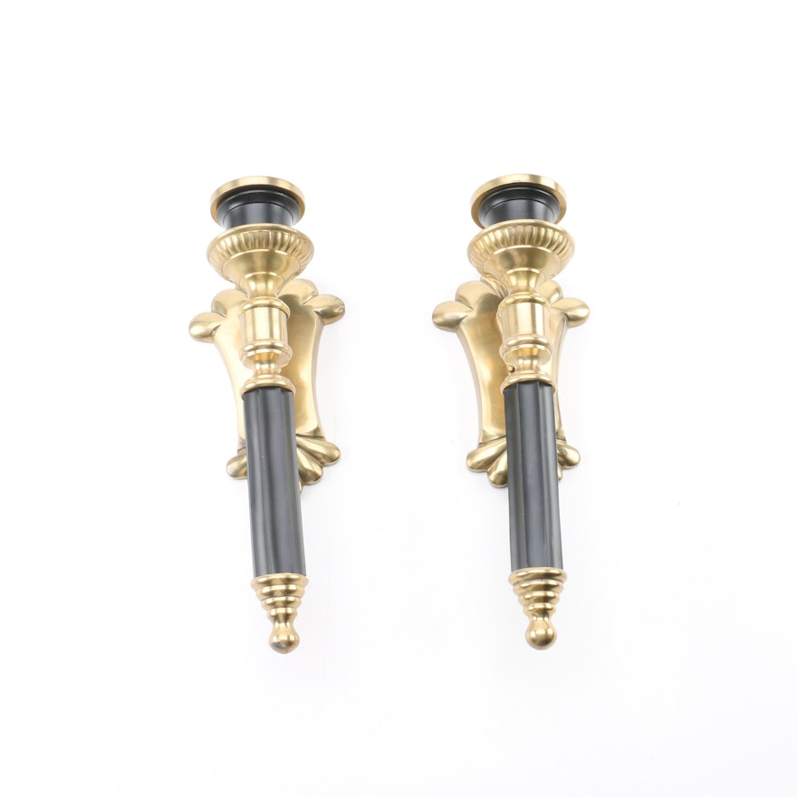 Brass Candle Sconces