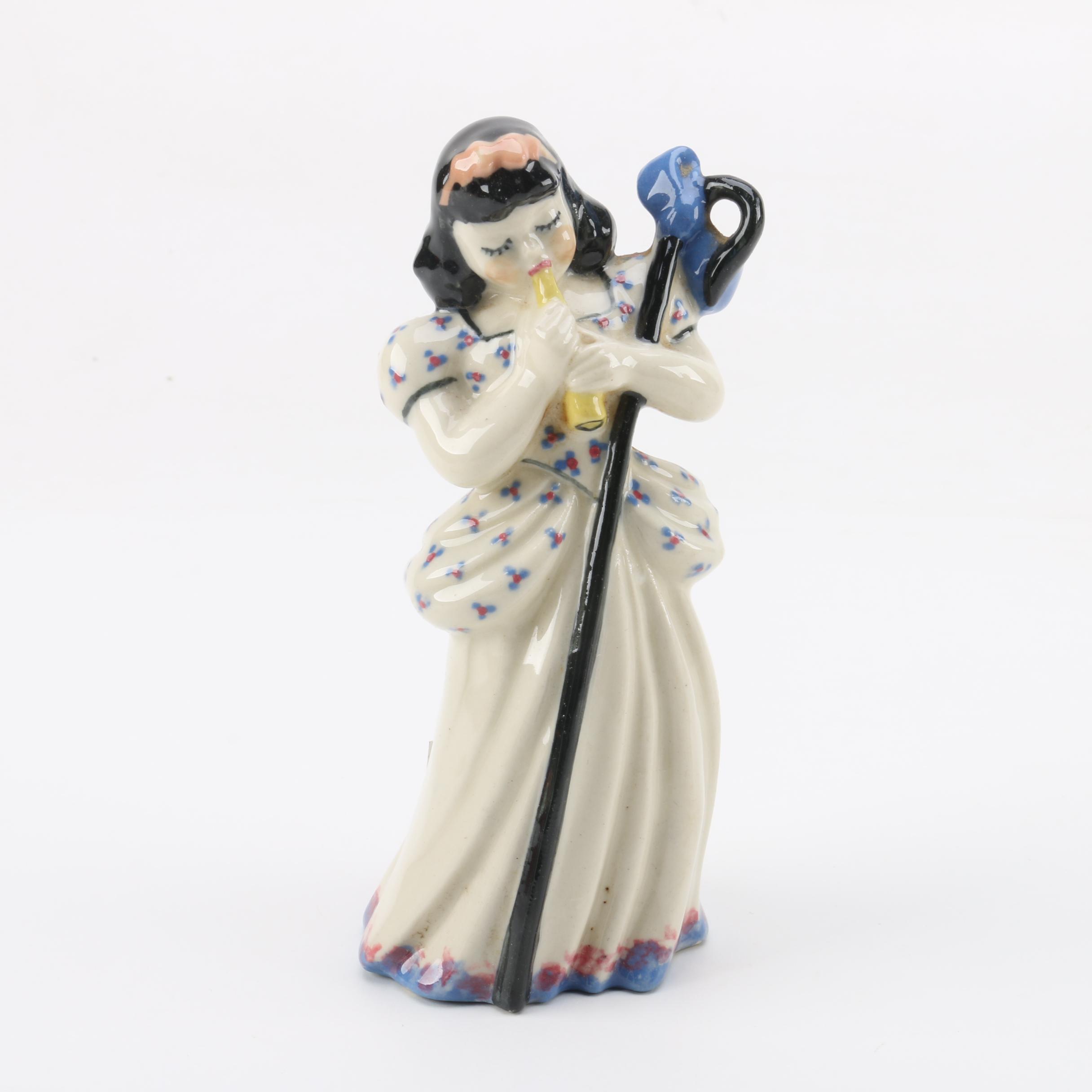 Goose Gal, Flute Girl and Heart Girl Figurines