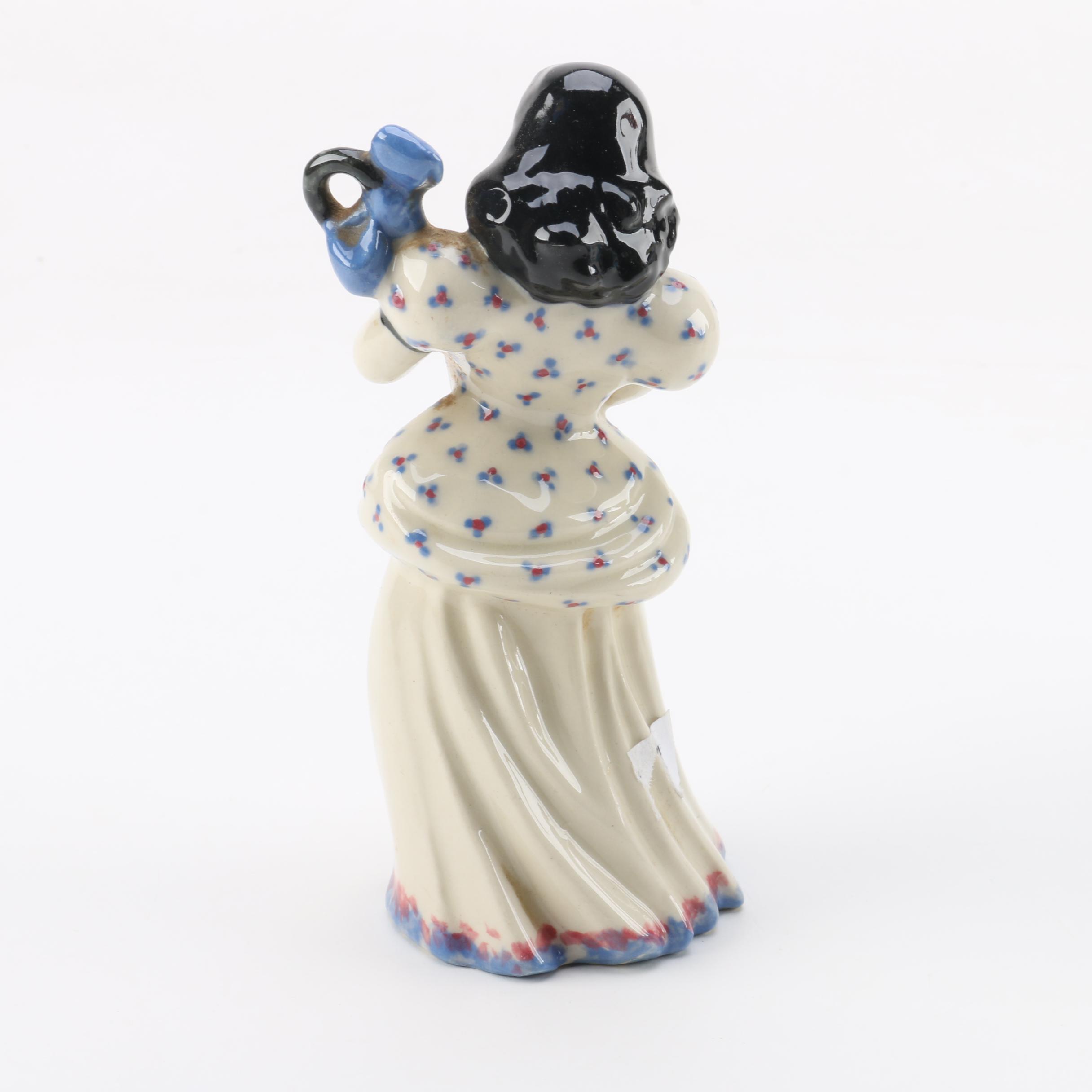 Goose Gal, Flute Girl and Heart Girl Figurines