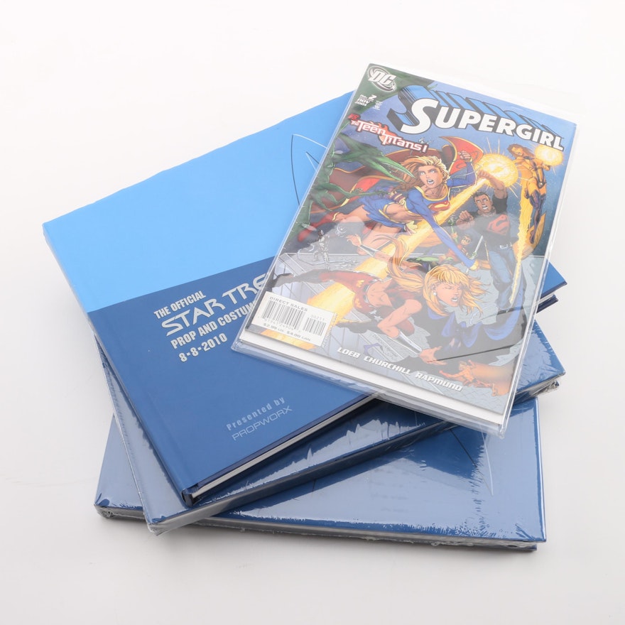 Modern Age "Supergirl" and "Spirit" Comics with 2010 "Star Trek" Auction Guides