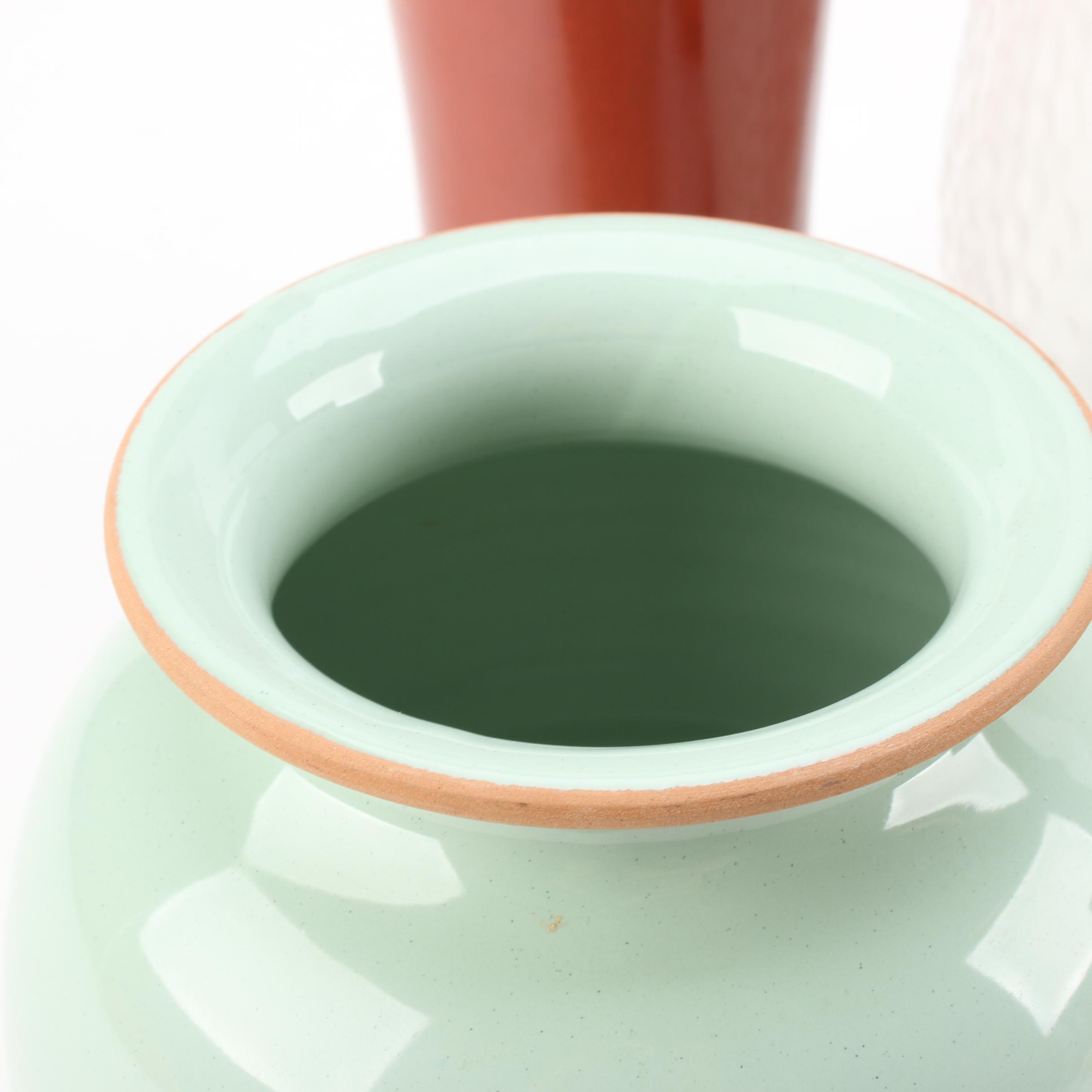 Ceramic Vases and a Planter