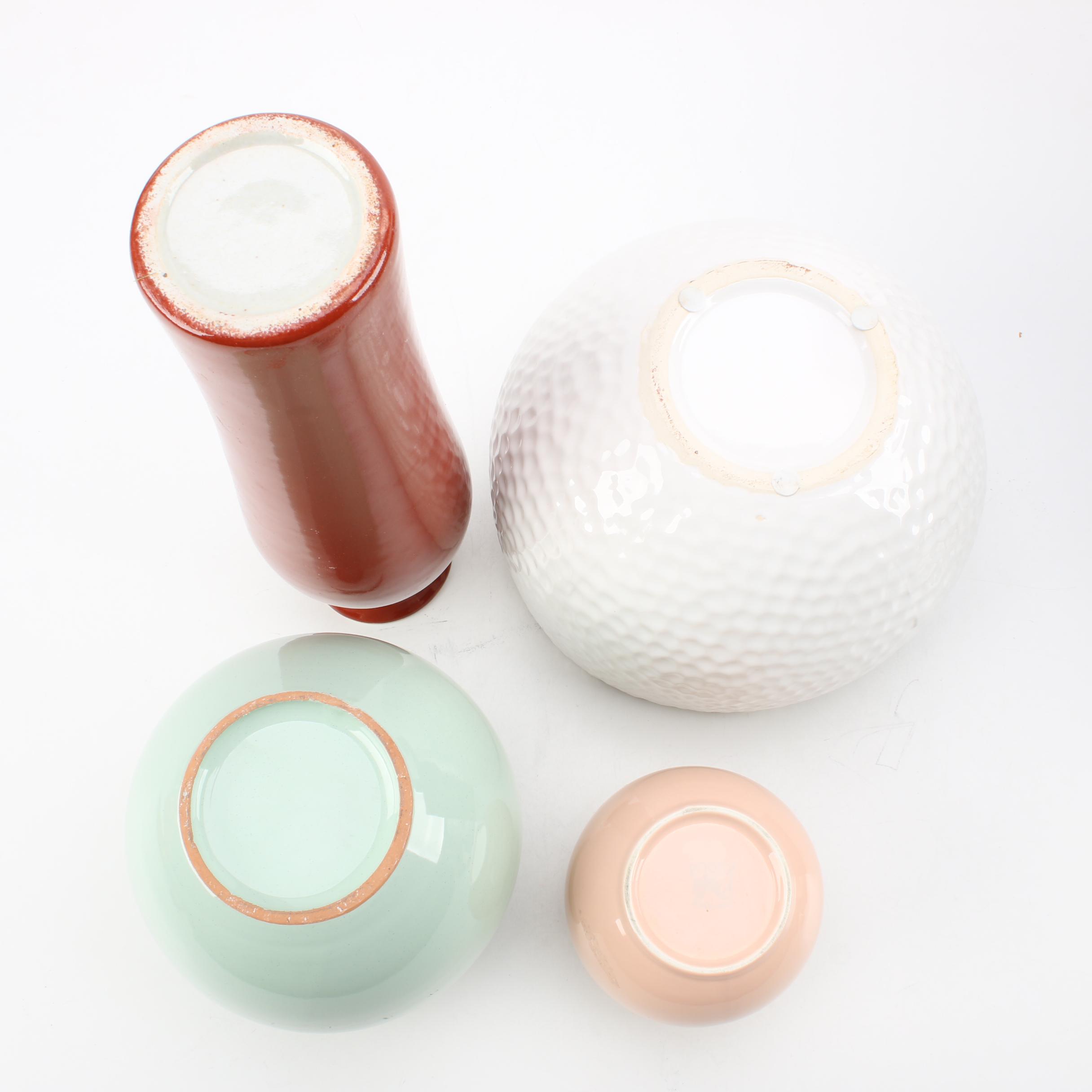 Ceramic Vases and a Planter