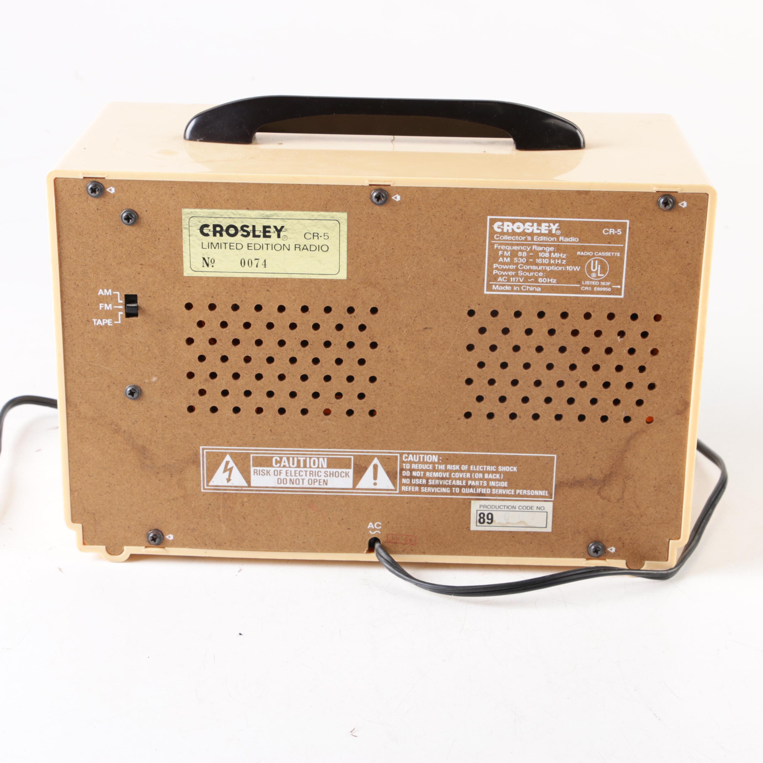 Crosley CR-5 Collector's Edition AM/FM Radio