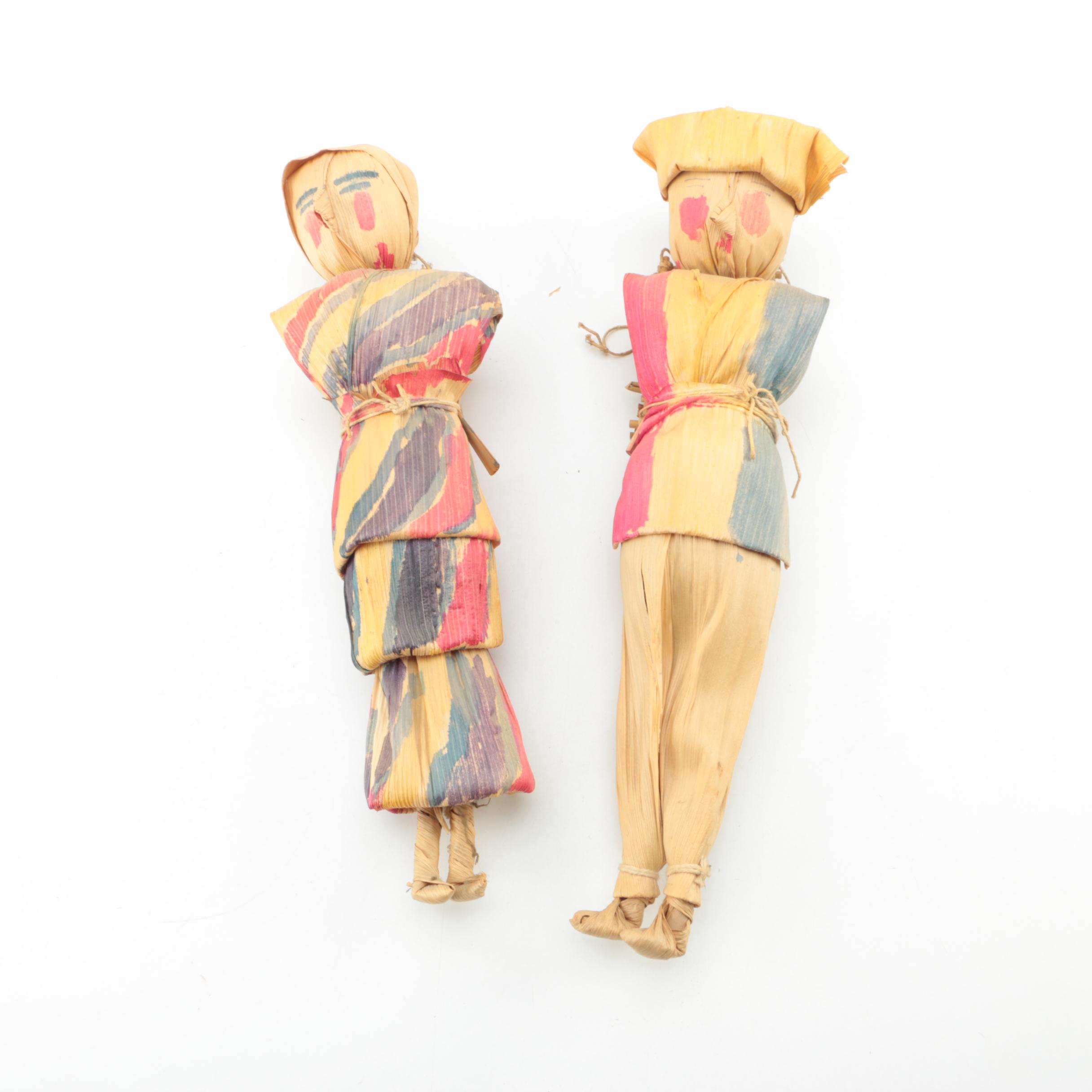Handmade Corn Husk Dolls