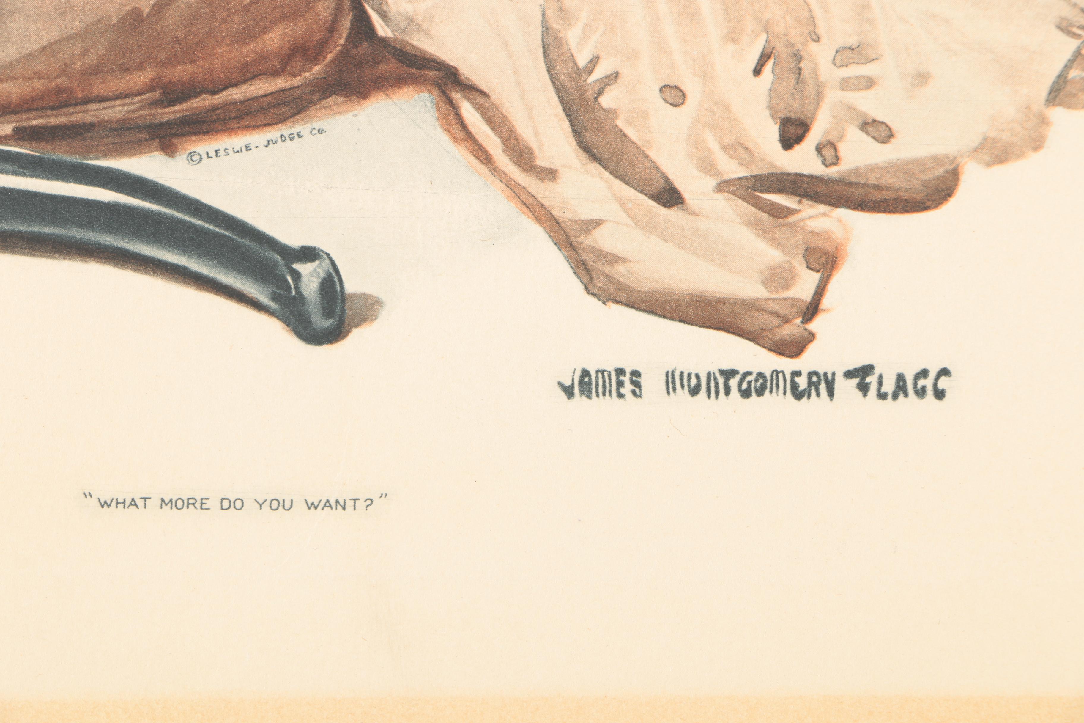 Color Halftone Prints After James Montgomery Flagg